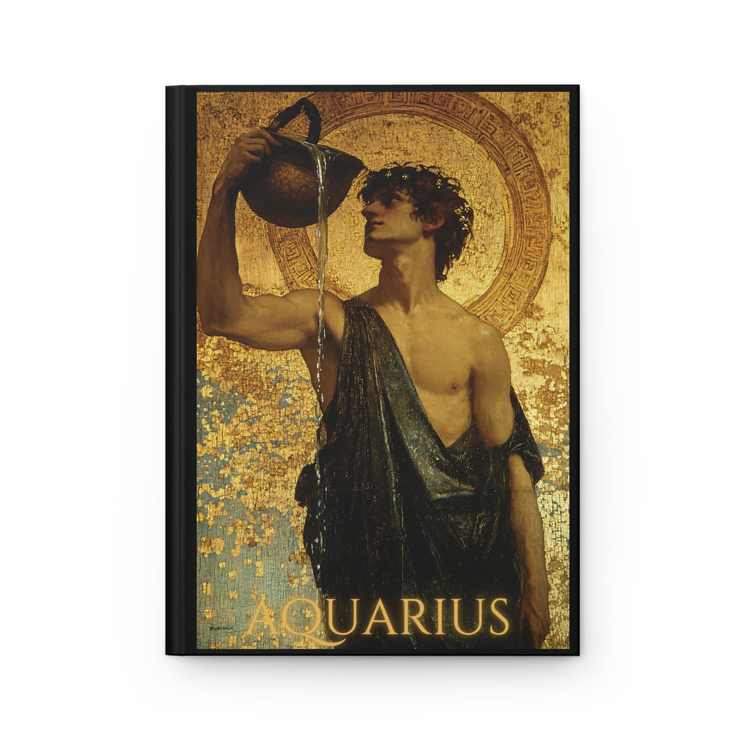 Aquarius Zodiac Hardcover Journal