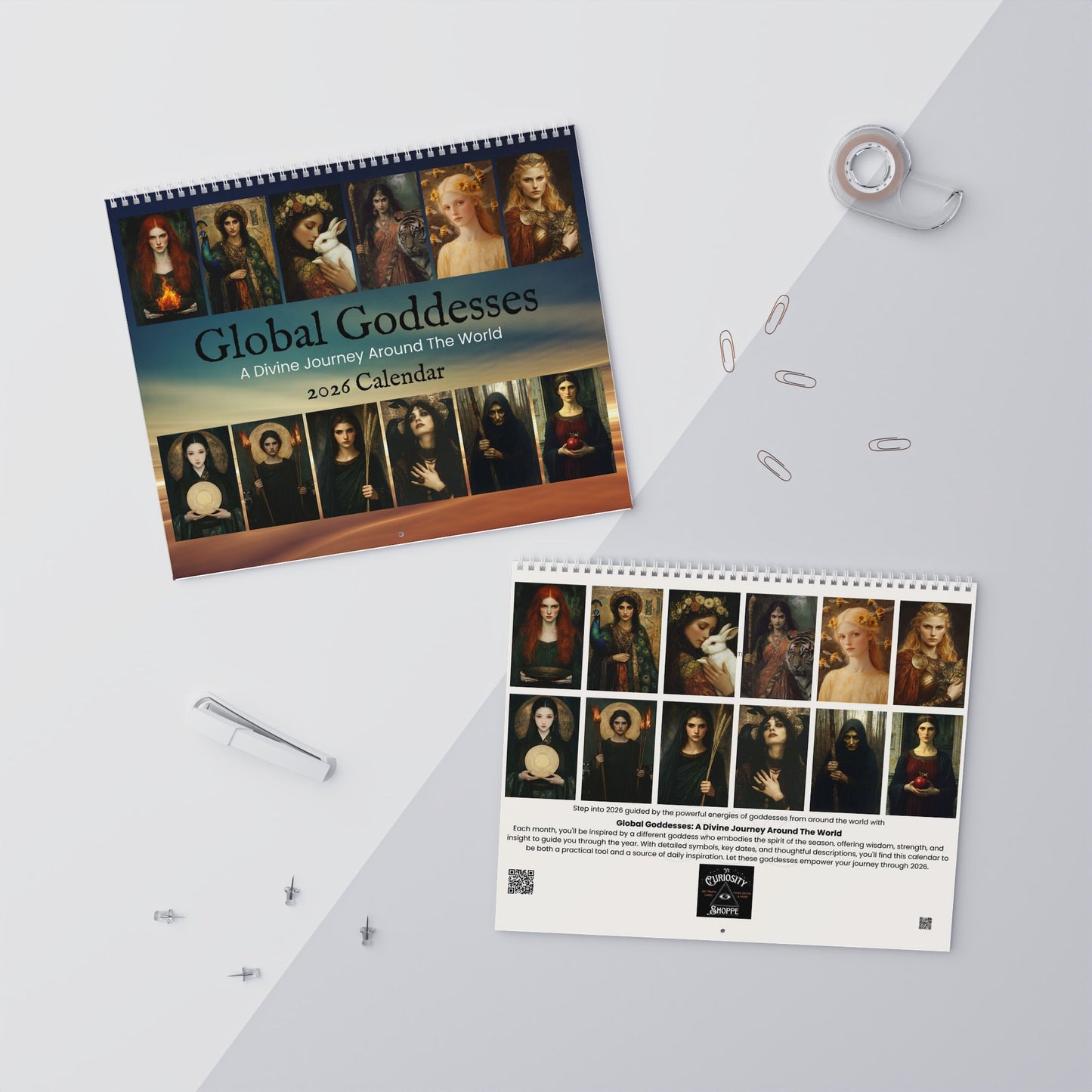 Global Goddess 2026 Wall Calendar