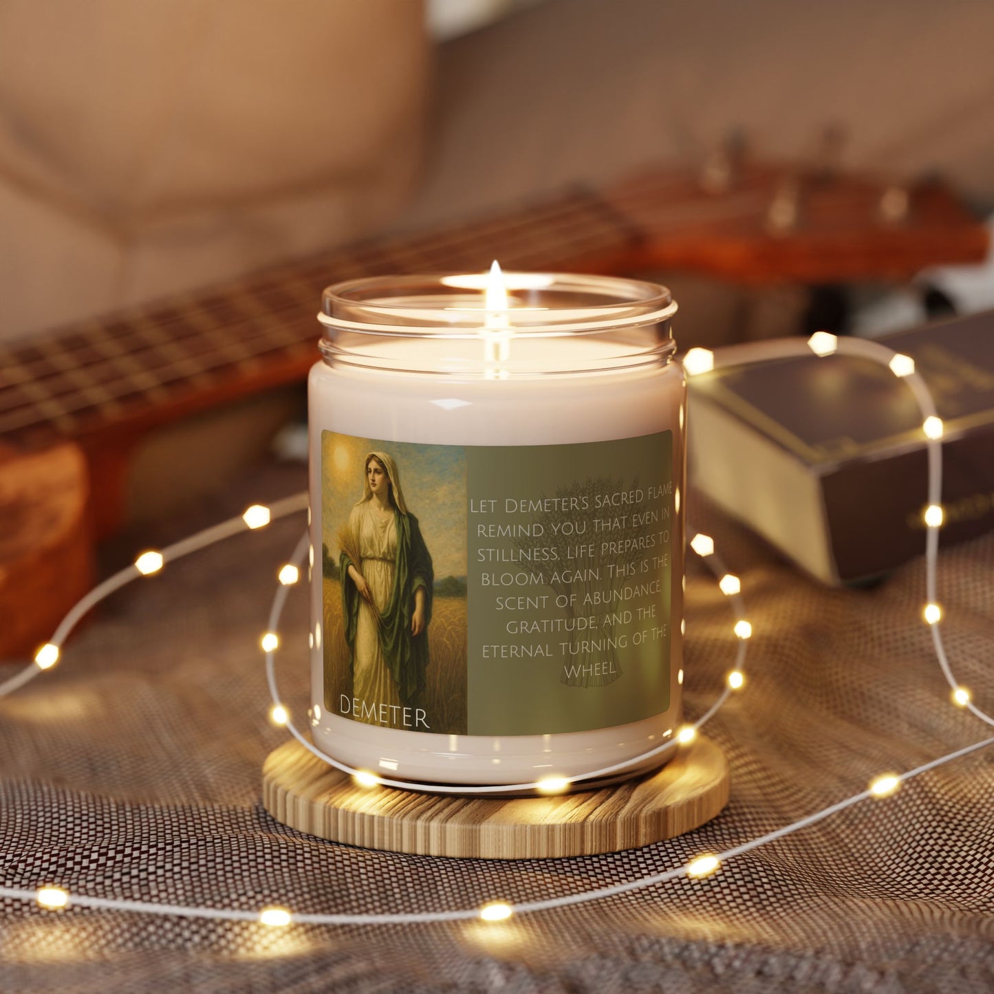 Demeter Greek Goddess Soy Candle