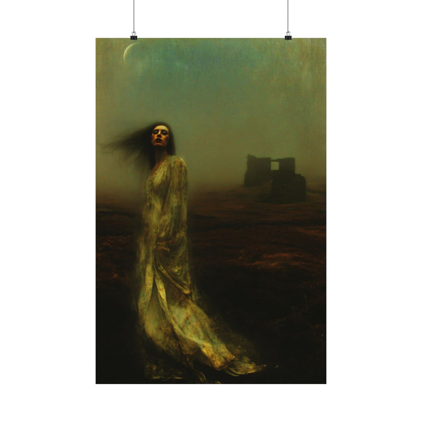Moorland Ghost Art Print