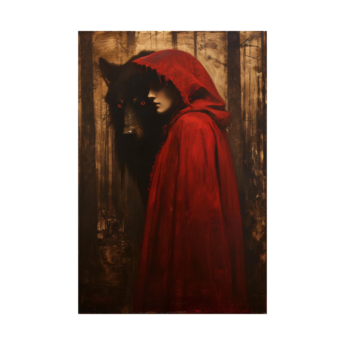 Red Riding Hood Art Print