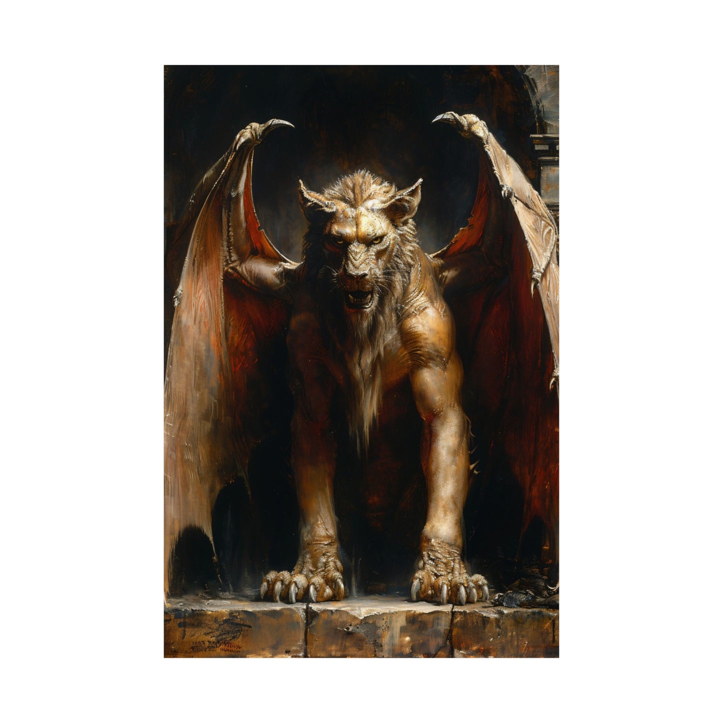 Manticore Art Print