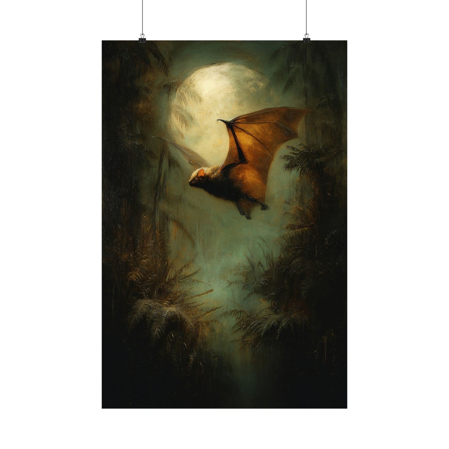 Bat Witch Familiar Print