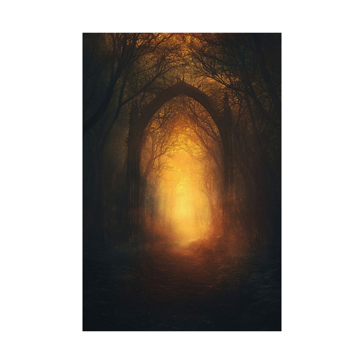Celestial Tree Cathedral Art Print