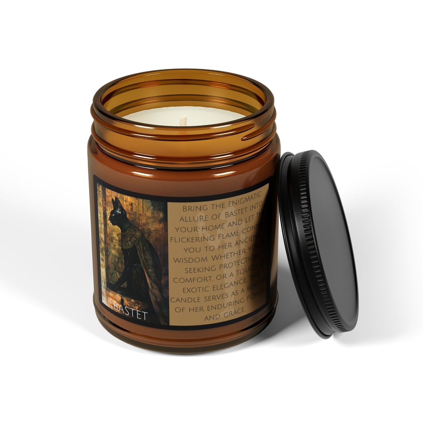 Bastet Egyptian Goddess Soy Candle