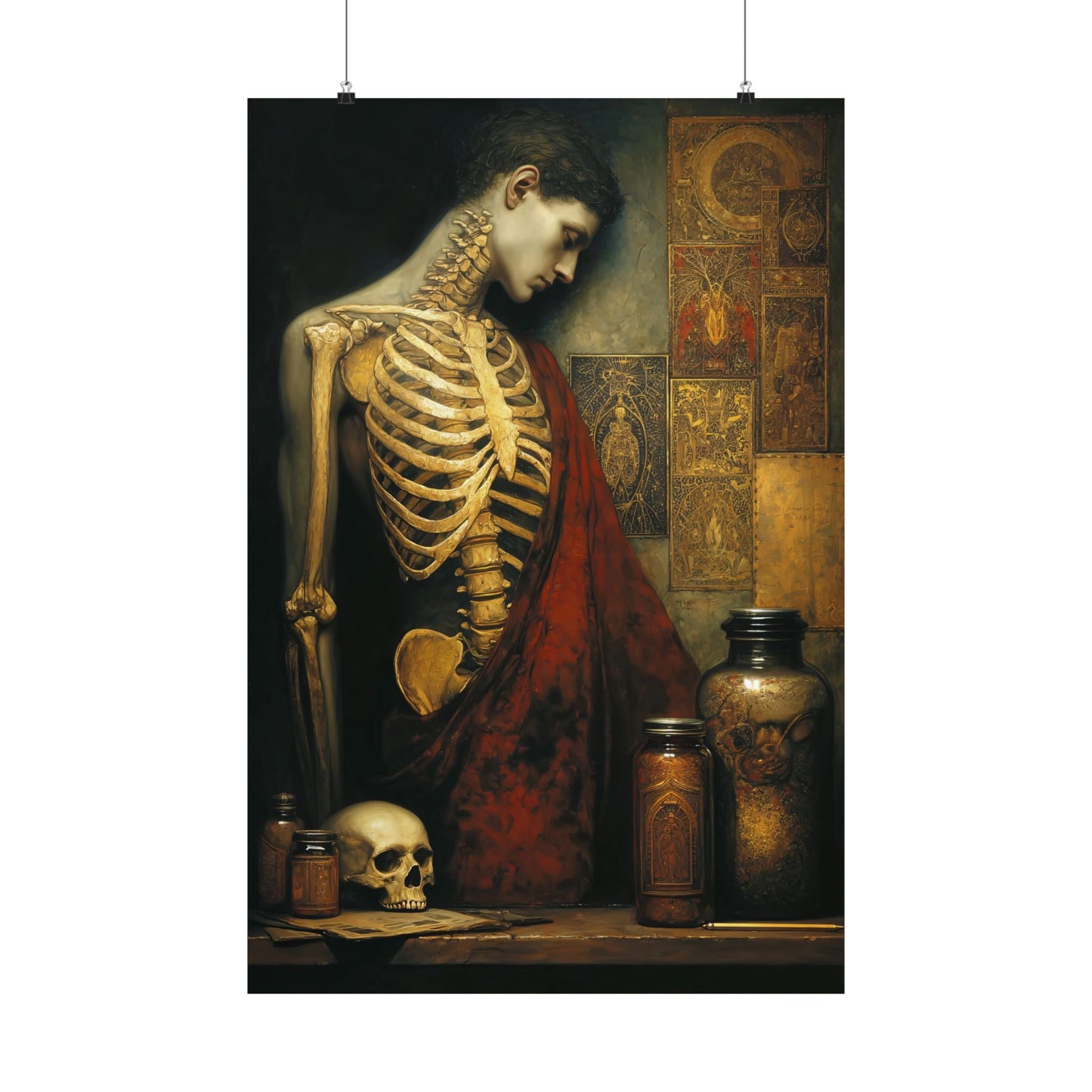 Anatomical Vanitas Altar Art Print