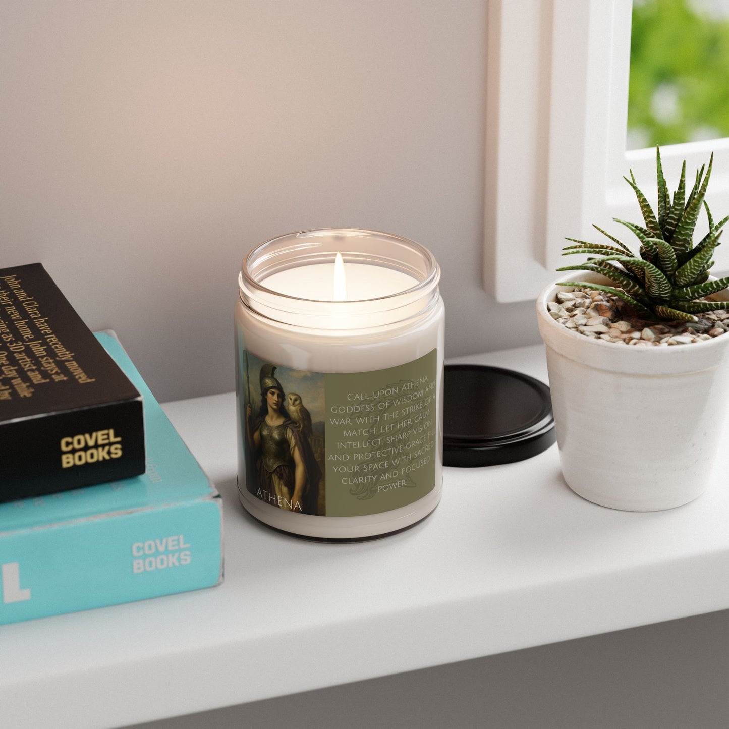 Athena Greek Goddess Soy Candle