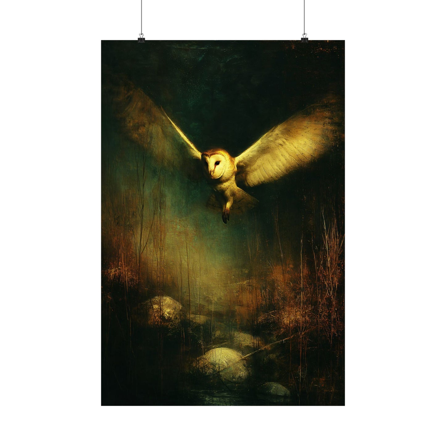 Barn Owl Silent Flight Art Print