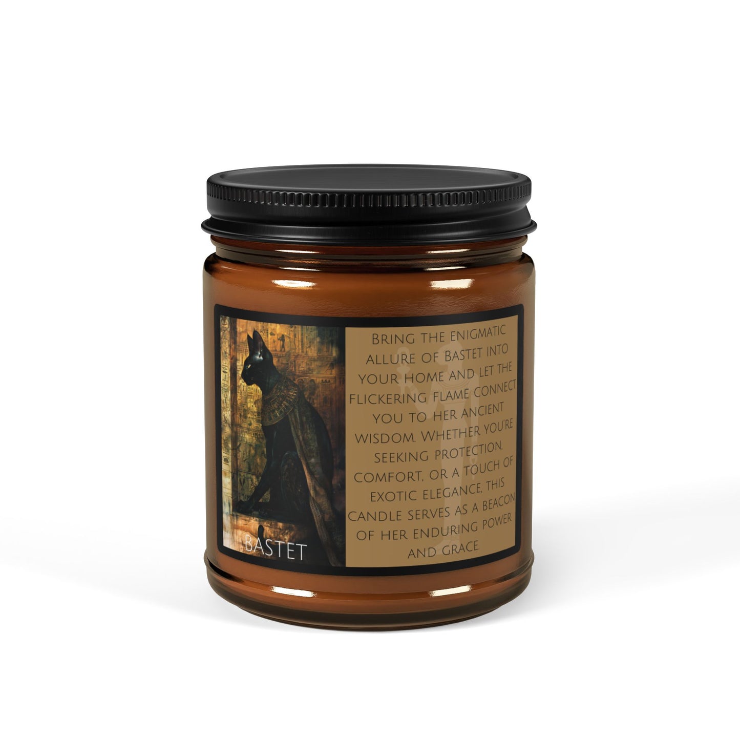 Bastet Egyptian Goddess Soy Candle