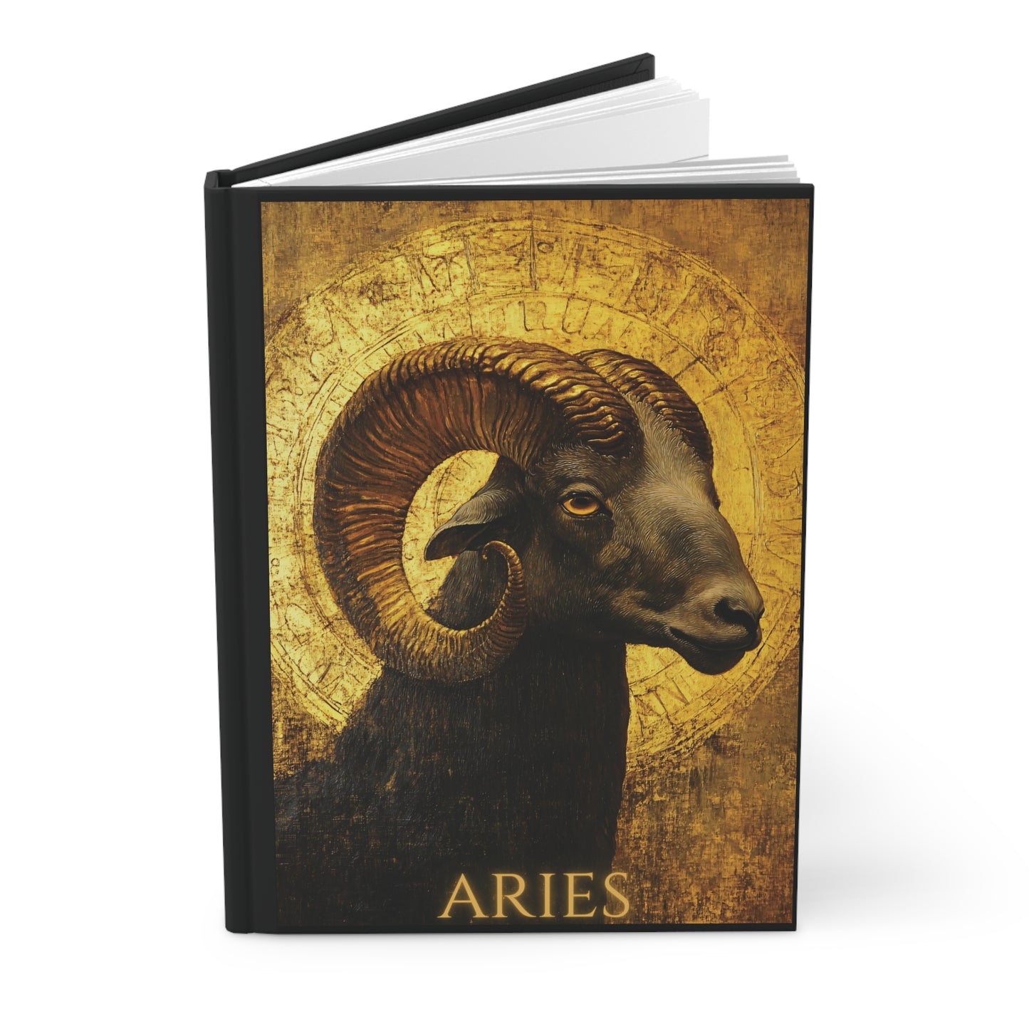 Aries Zodiac Hardcover Journal