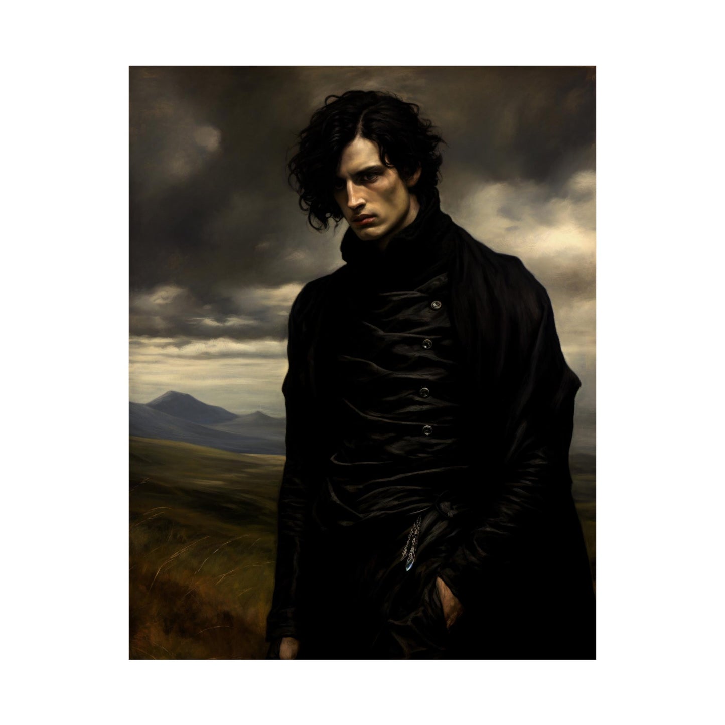 Wuthering Heights - Heathcliff Art Print