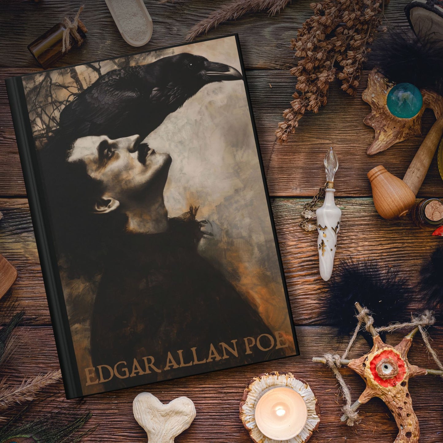 Edgar Allan Poe Raven Hardcover Journal