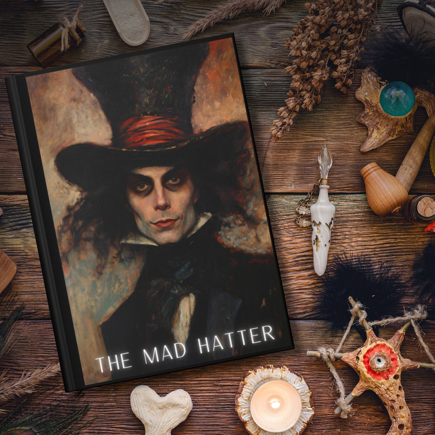 Mad Hatter Hardcover Journal
