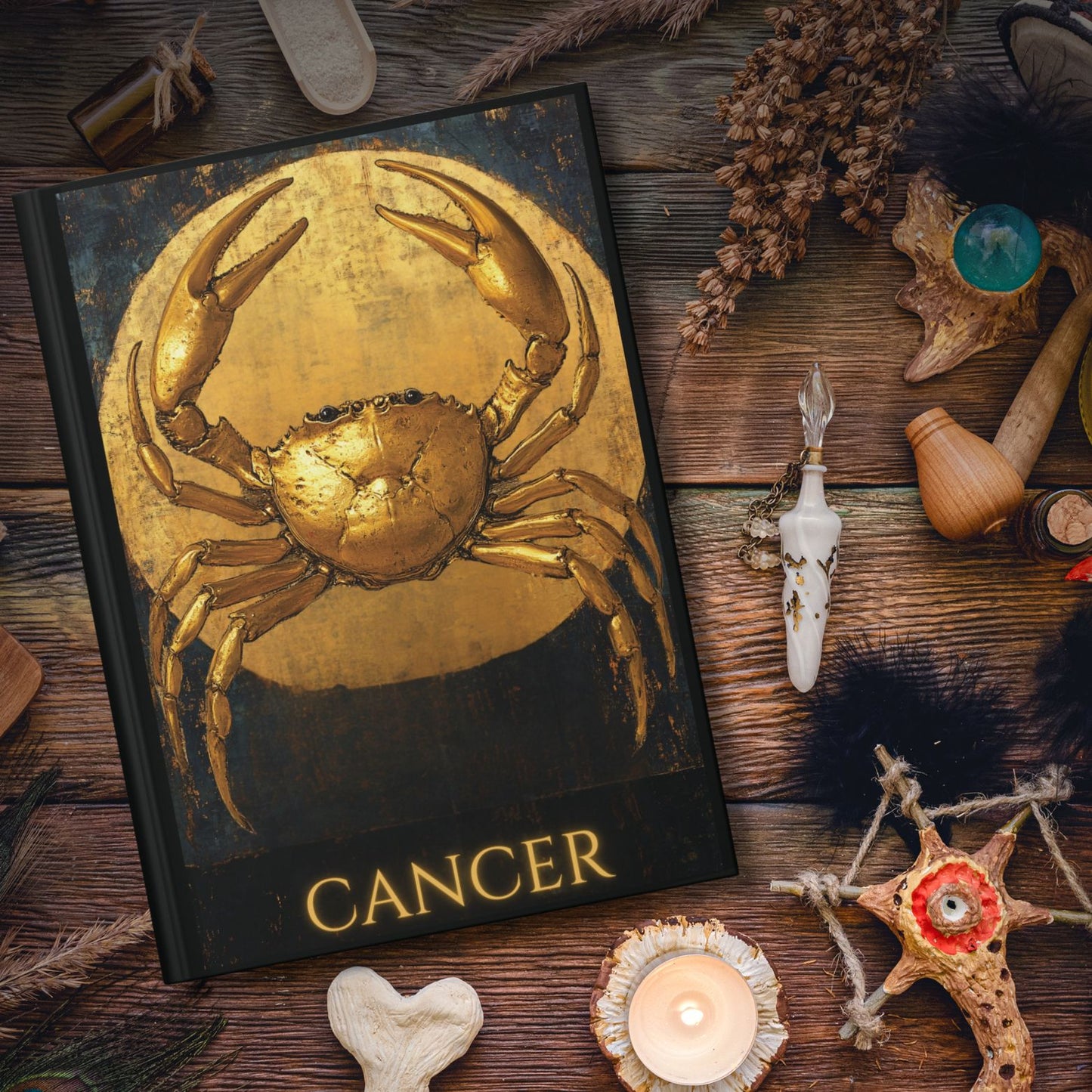 Cancer Zodiac Hardcover Journal