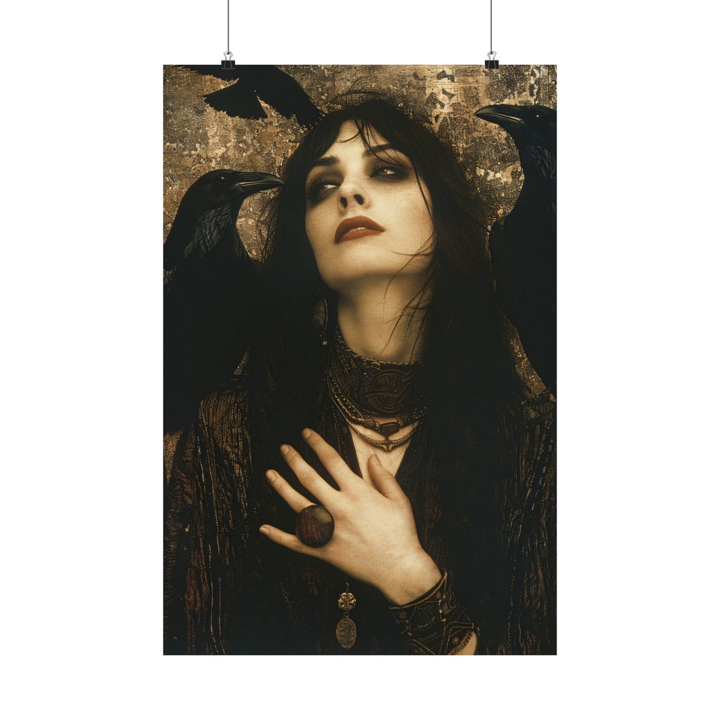 The Morrigan Irish Celtic Goddess Art Print