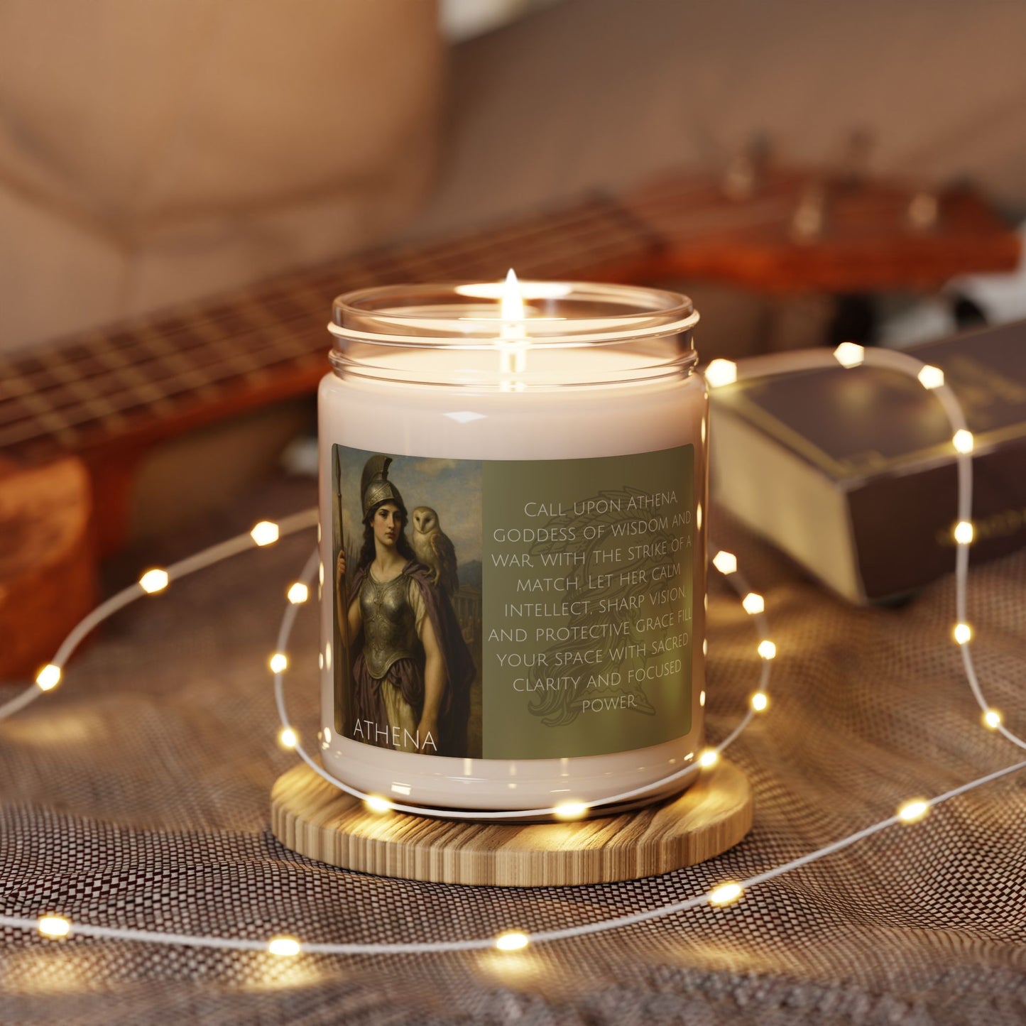 Athena Greek Goddess Soy Candle
