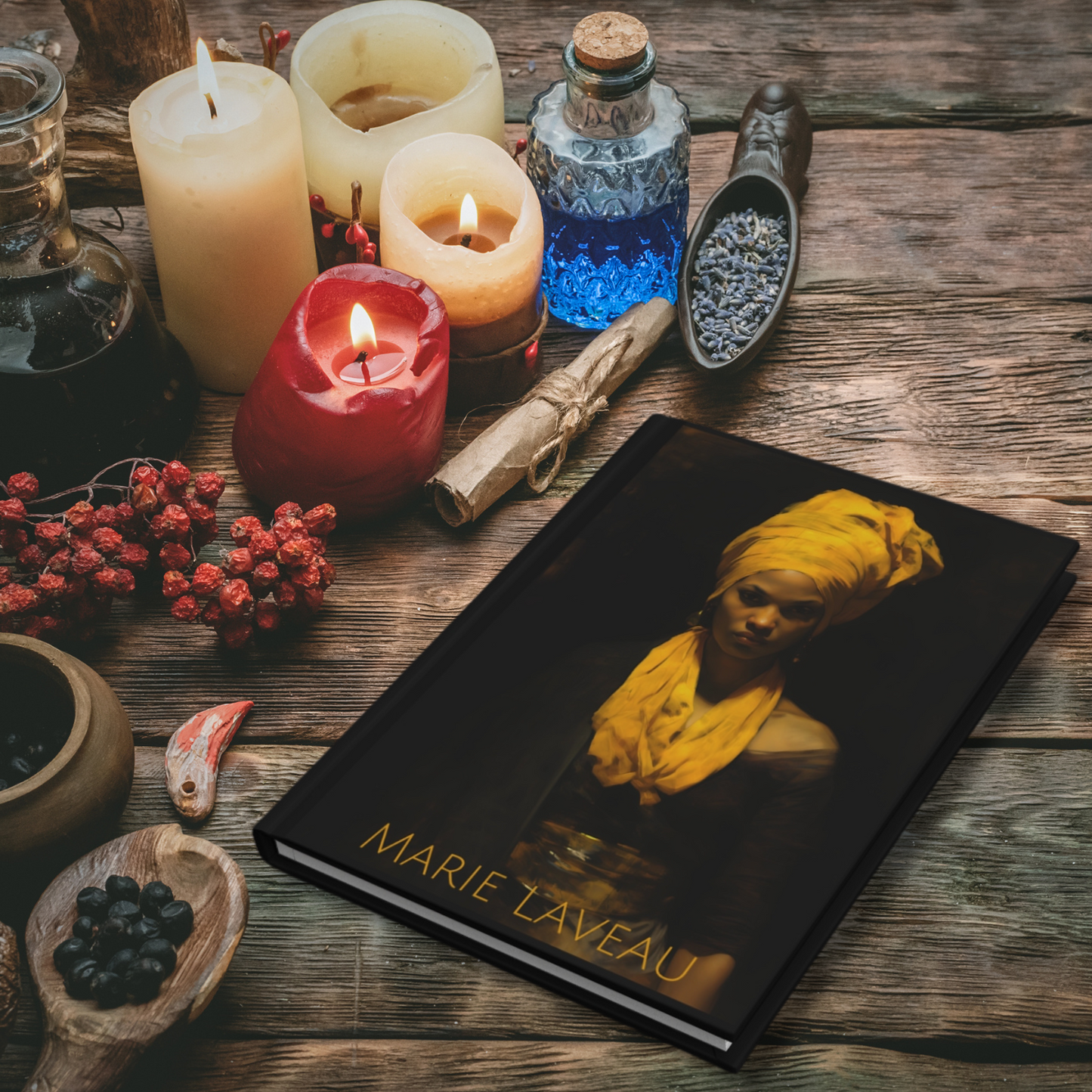 Marie Laveau Goddess Hardcover Notebook