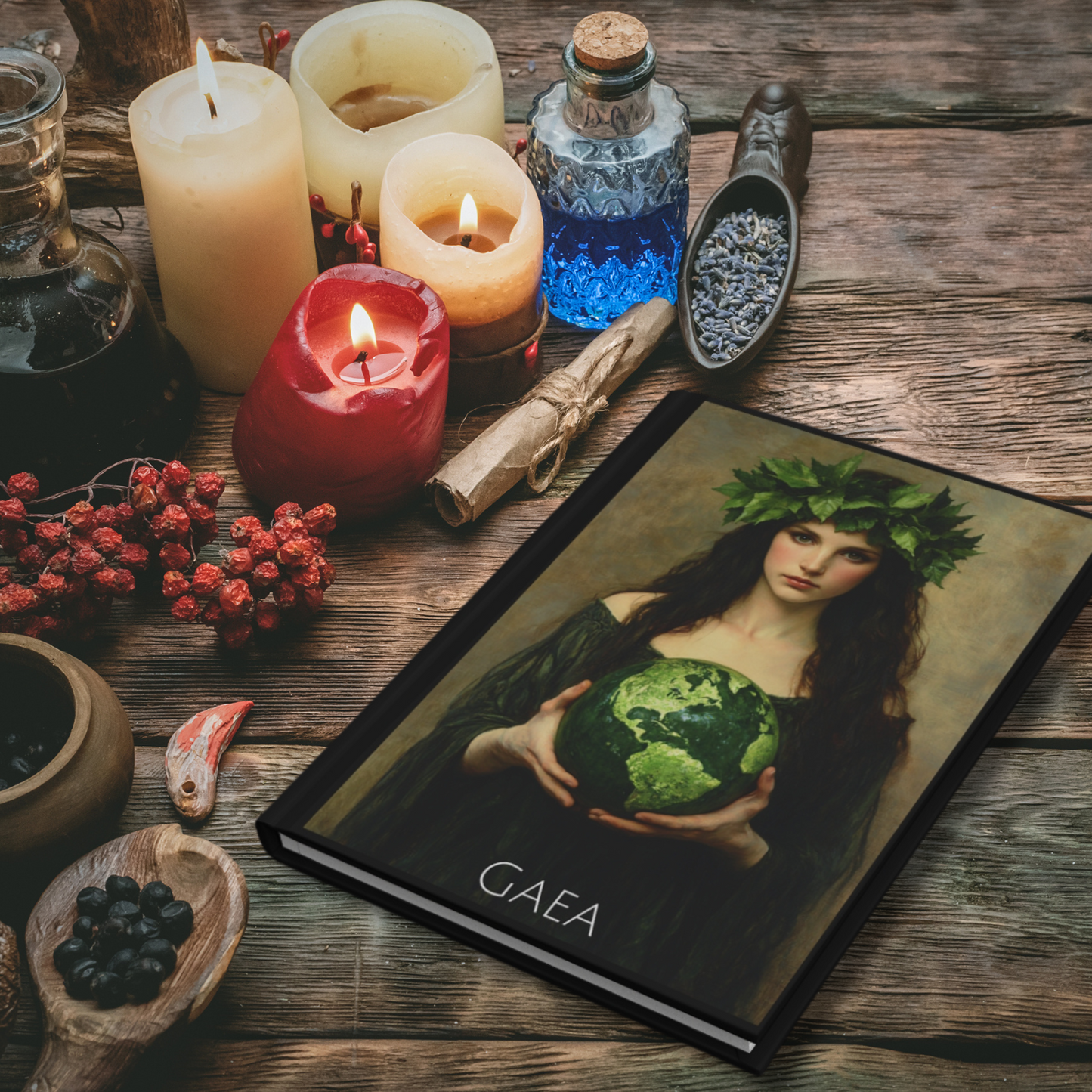 Gaea Greek Goddess Hardcover Journal