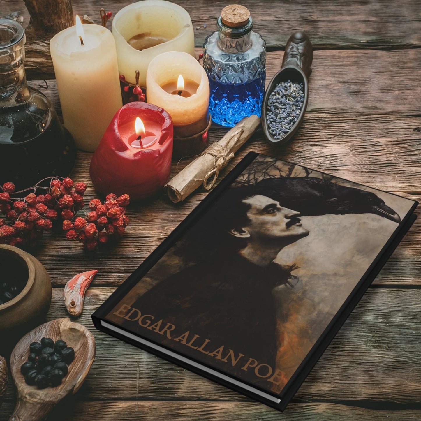 Edgar Allan Poe Raven Hardcover Journal