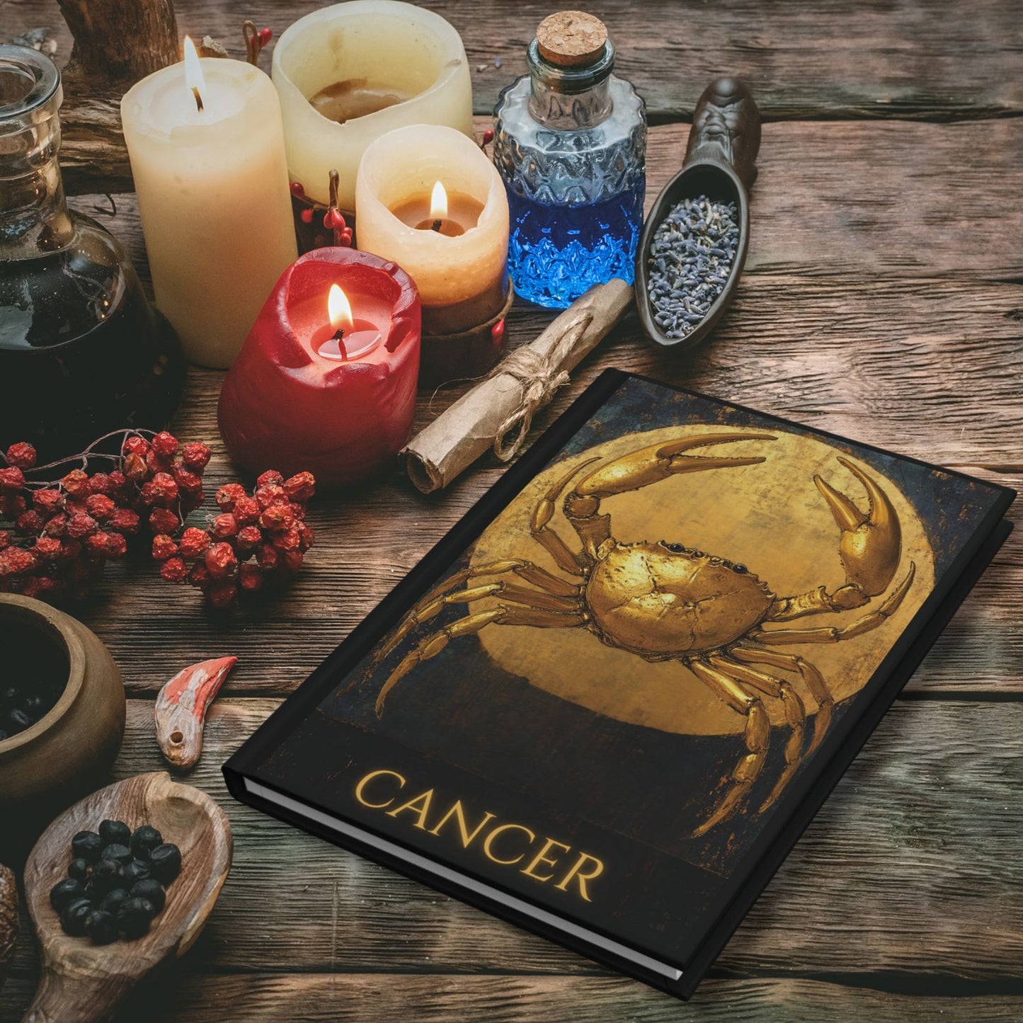 Cancer Zodiac Hardcover Journal