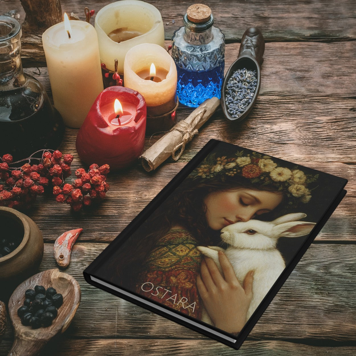 Ostara Goddess Hardcover Journal