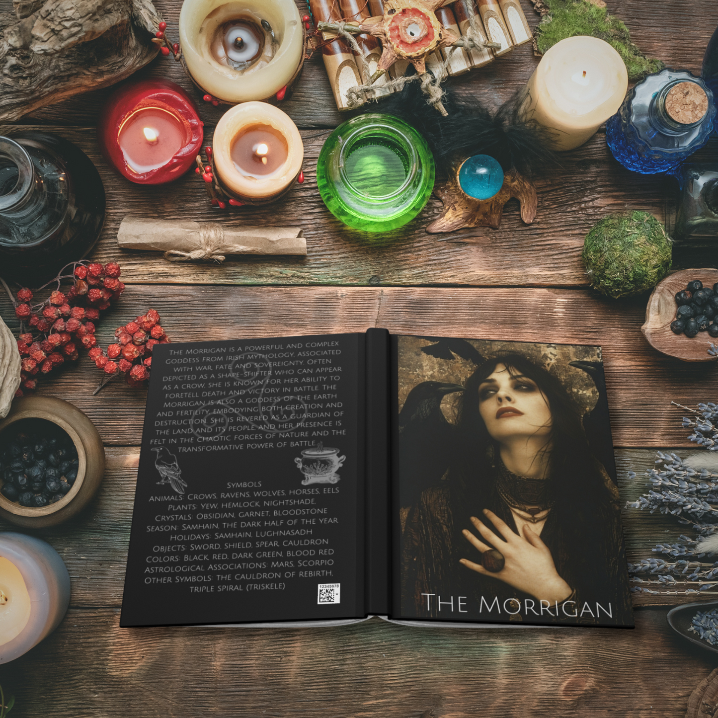 Morrigan Goddess Hardcover Journal