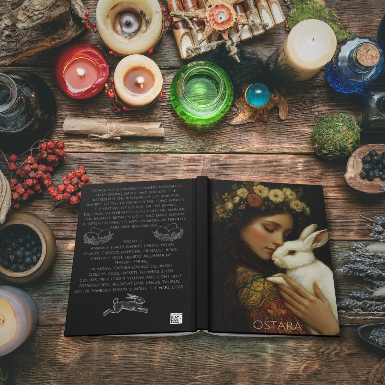 Ostara Goddess Hardcover Journal