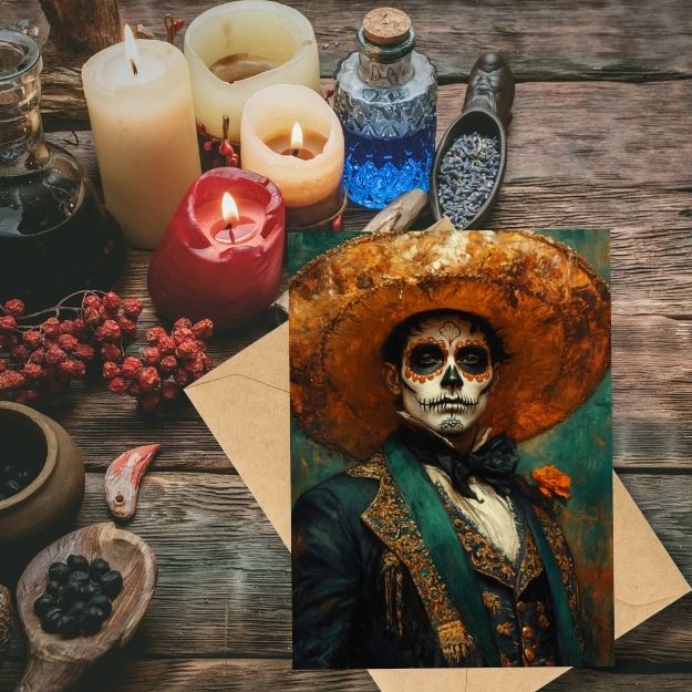 Dia De Muertos Greeting Cards
