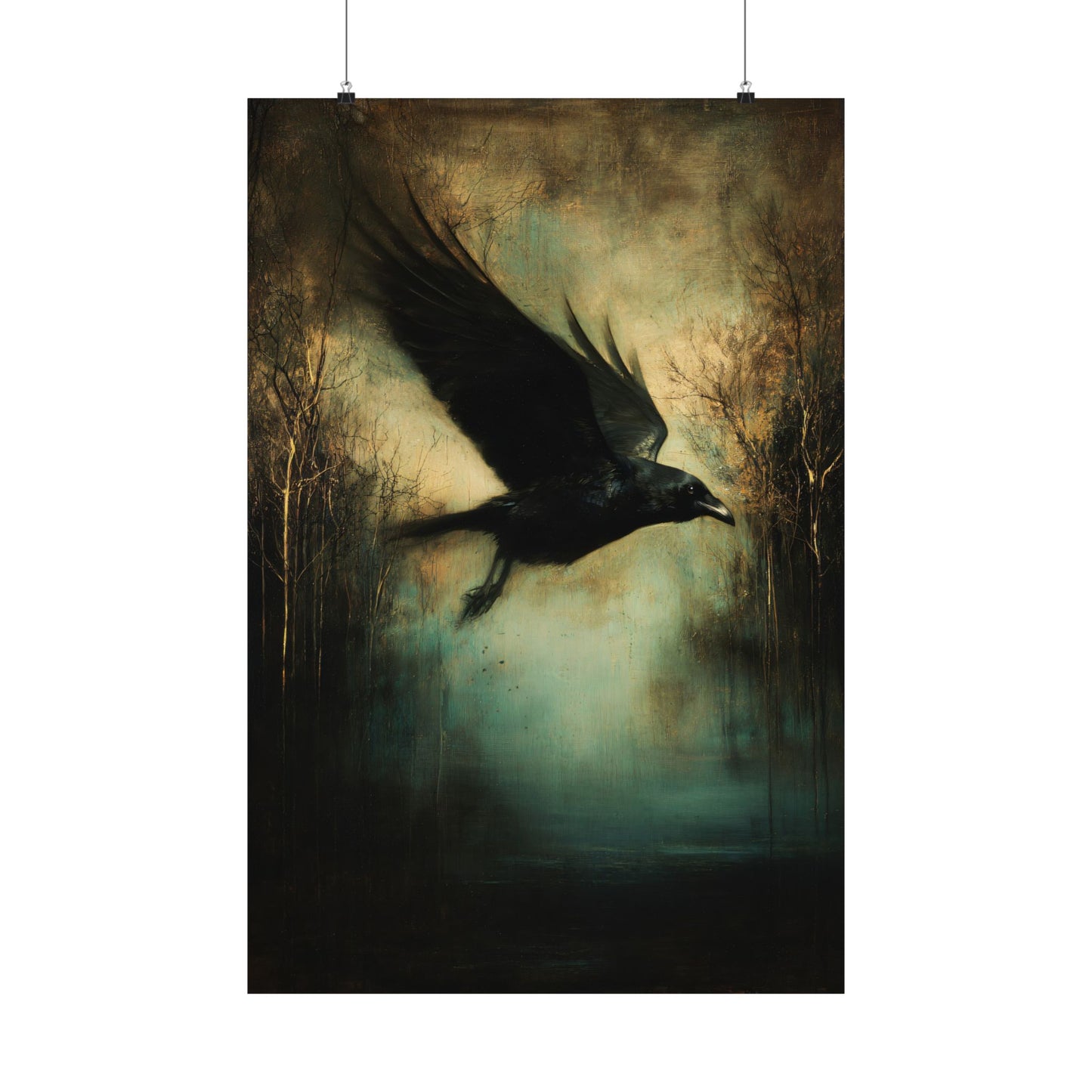 Raven Witch Familiar Print
