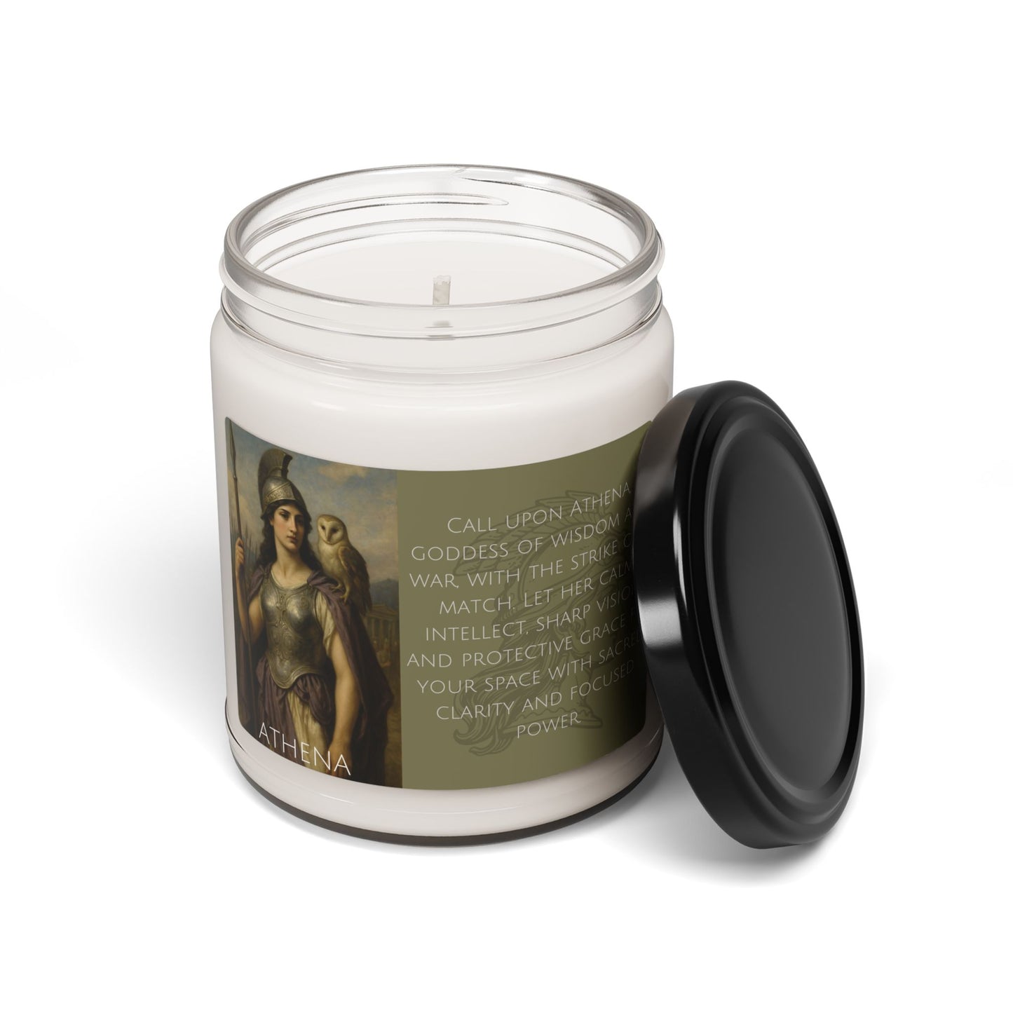 Athena Greek Goddess Soy Candle