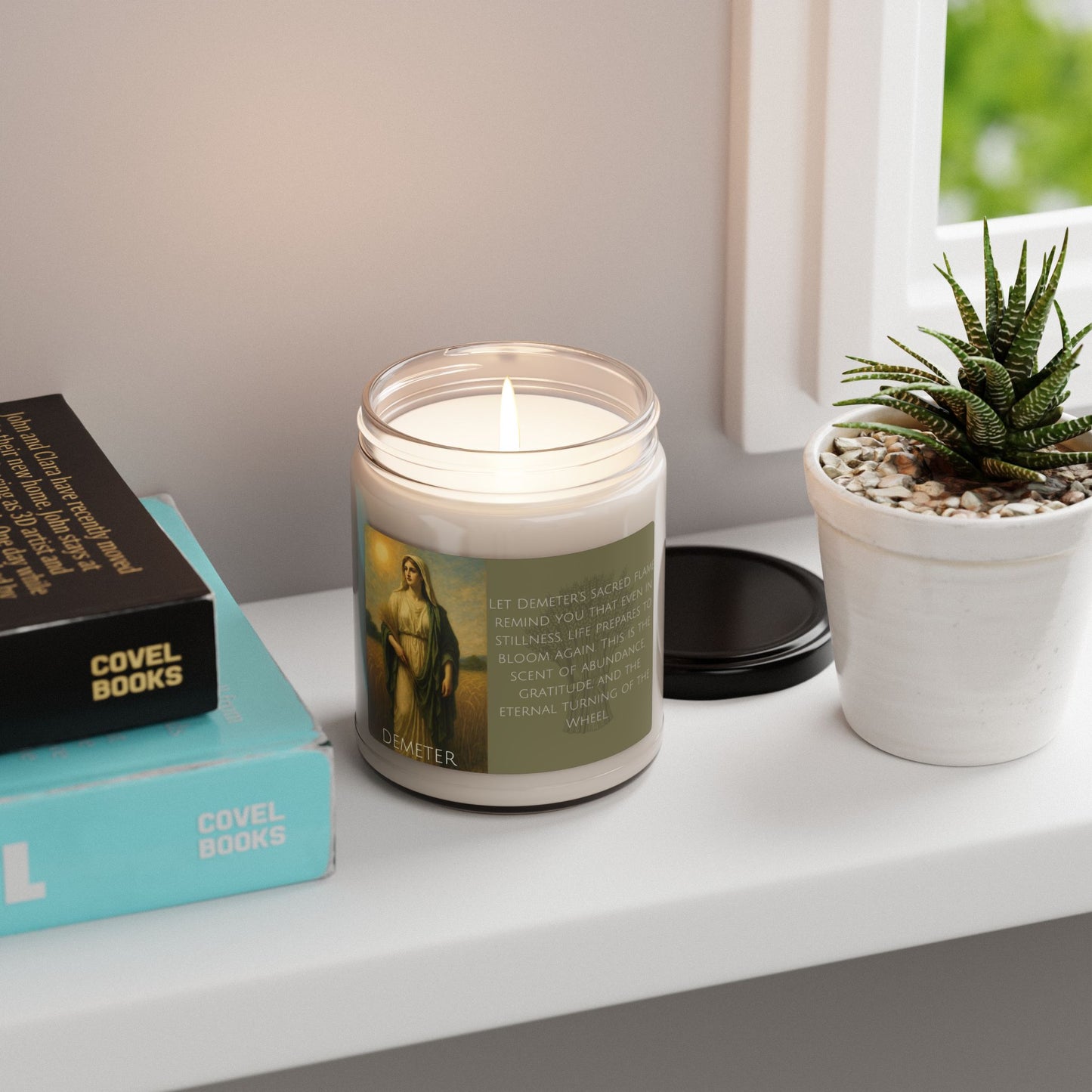 Demeter Greek Goddess Soy Candle