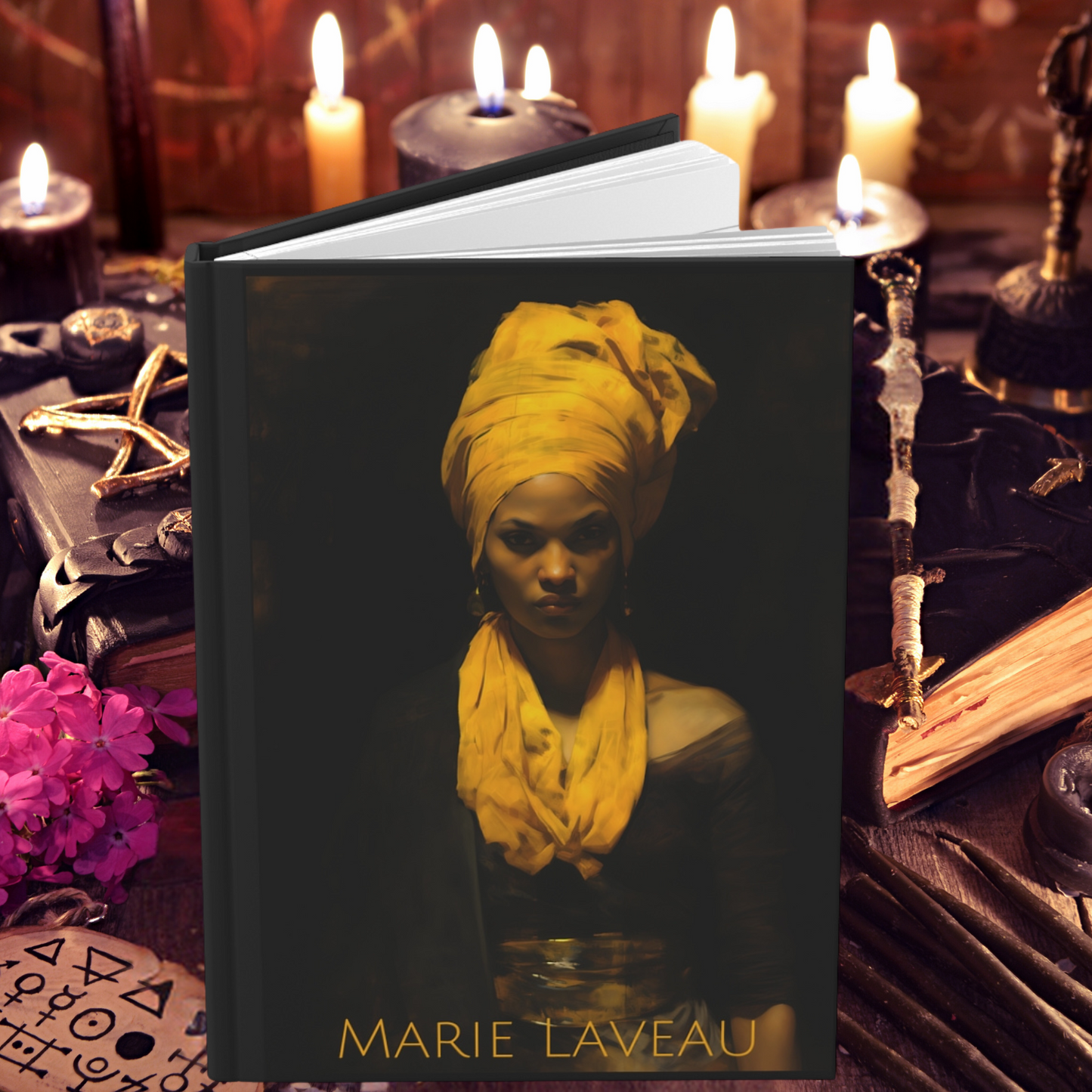 Marie Laveau Goddess Hardcover Notebook