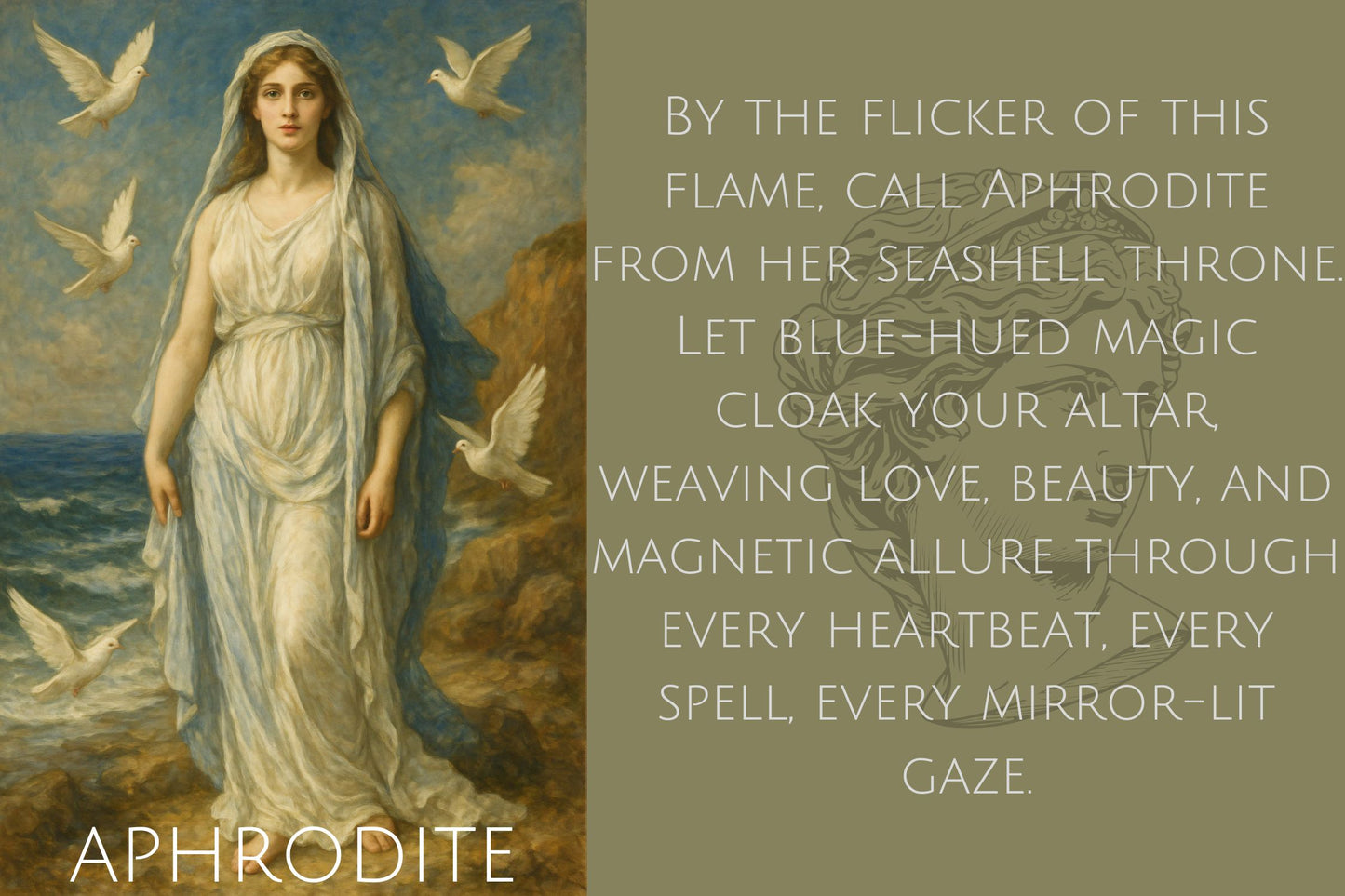 Aphrodite Greek Goddess Soy Candle