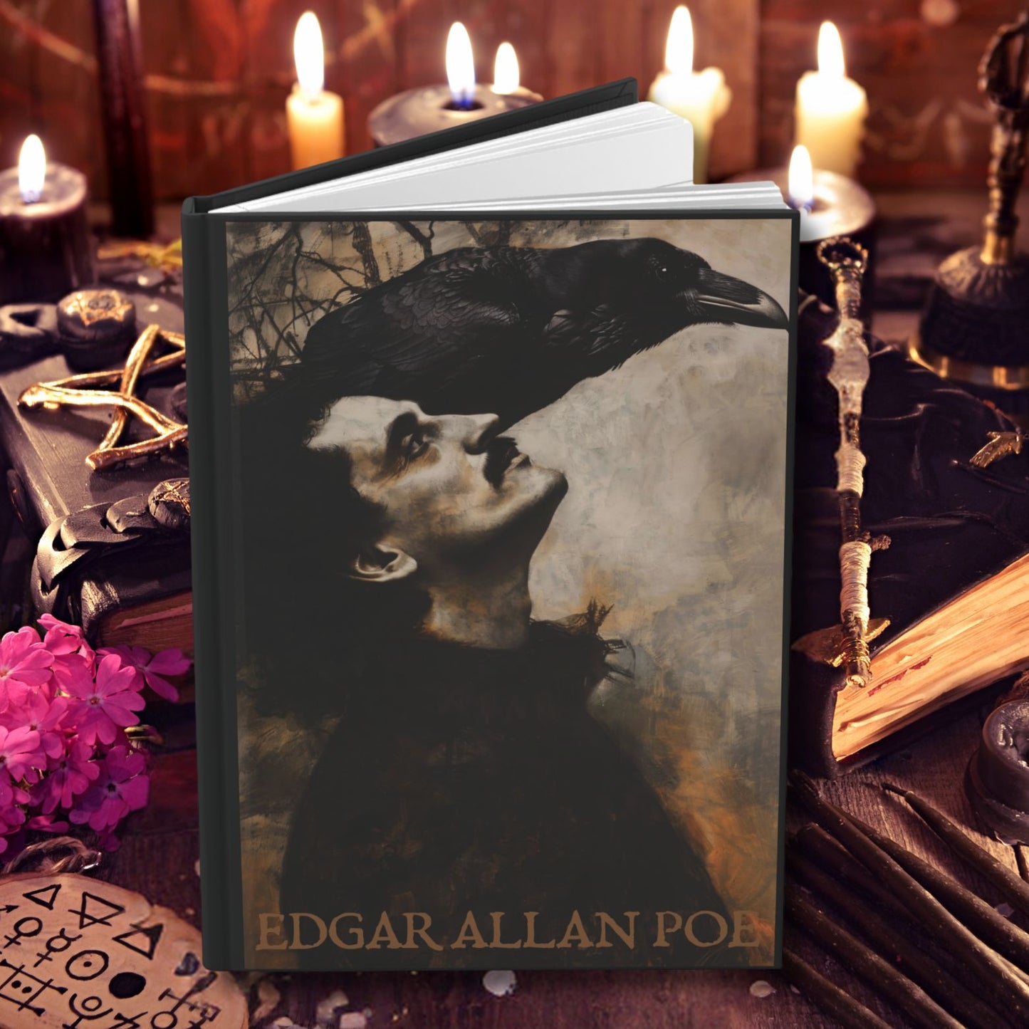 Edgar Allan Poe Raven Hardcover Journal