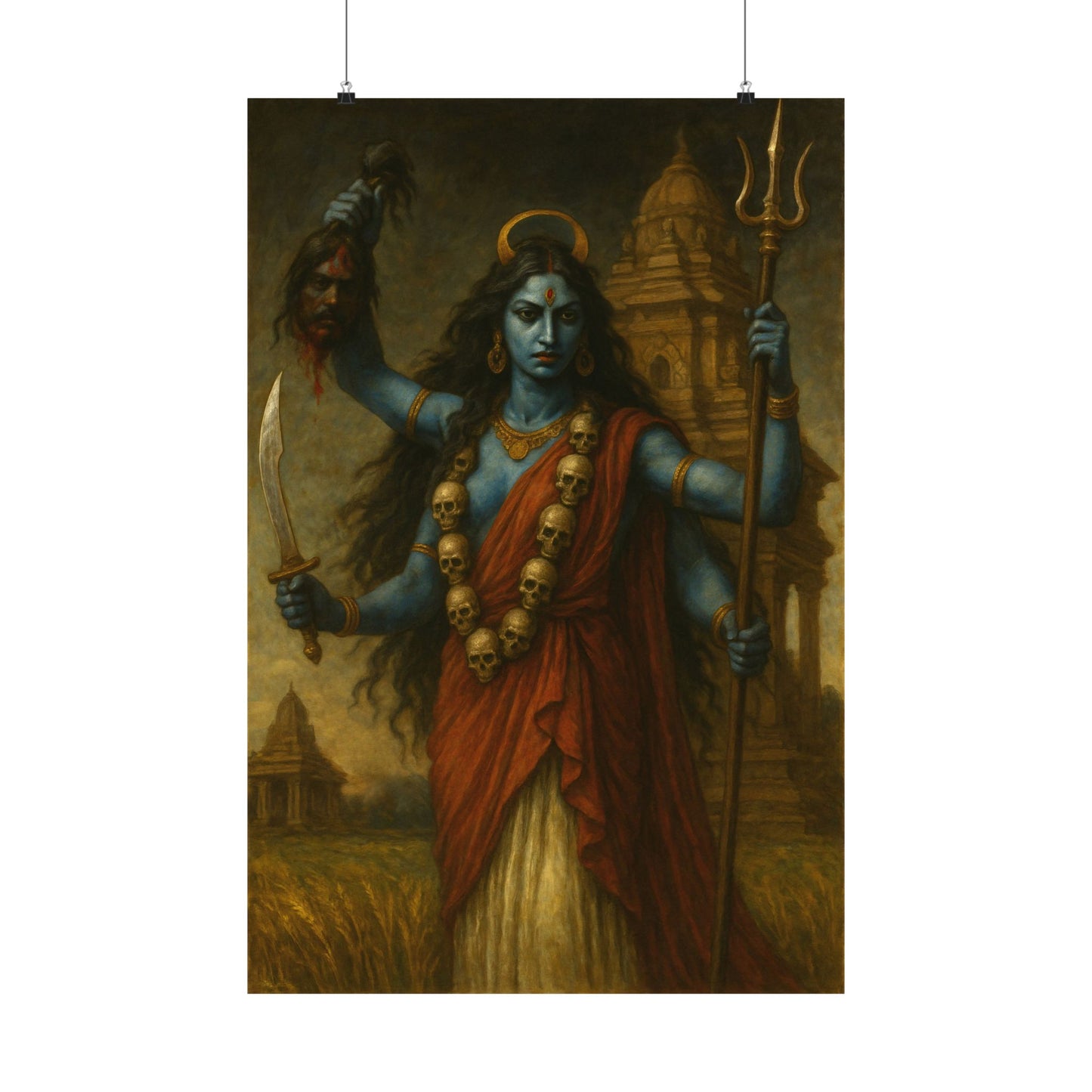 Kali Mata Art Print - Arcanum Nocturne Series