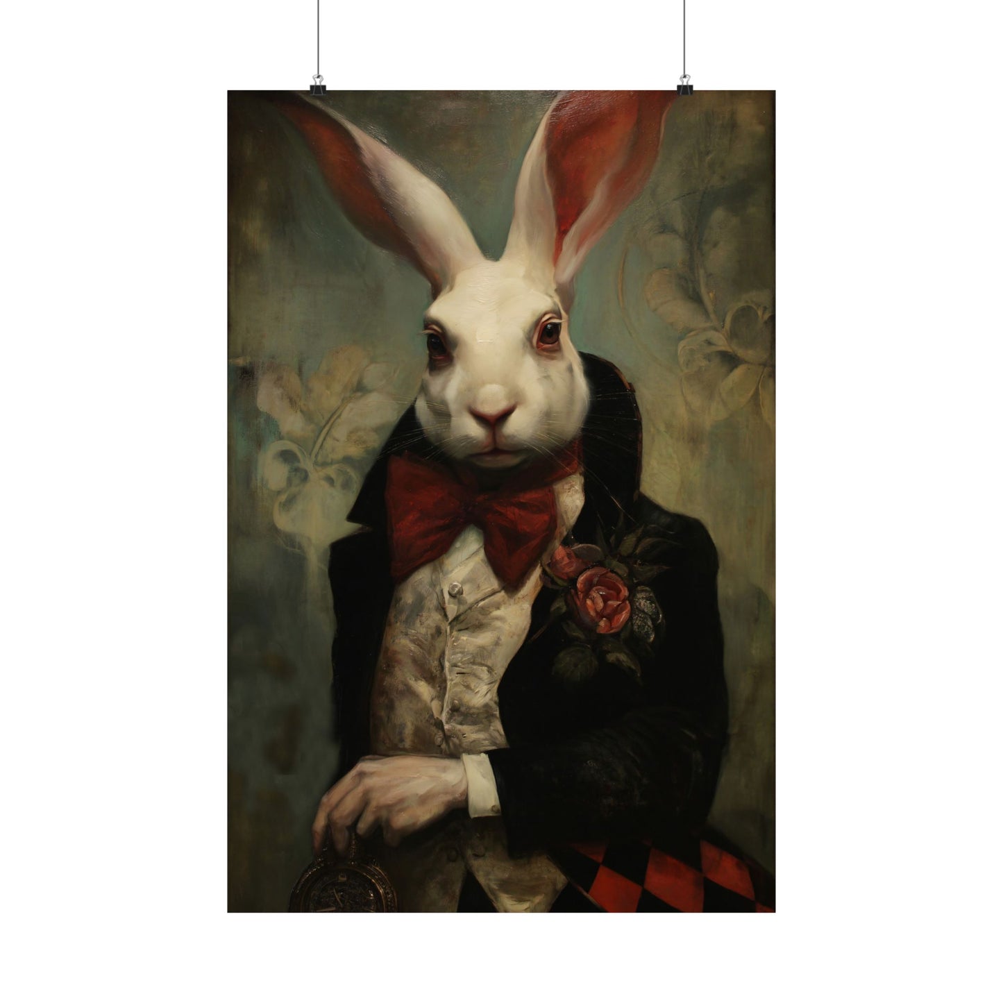 White Rabbit Art Print - Sweetly Sinister Series