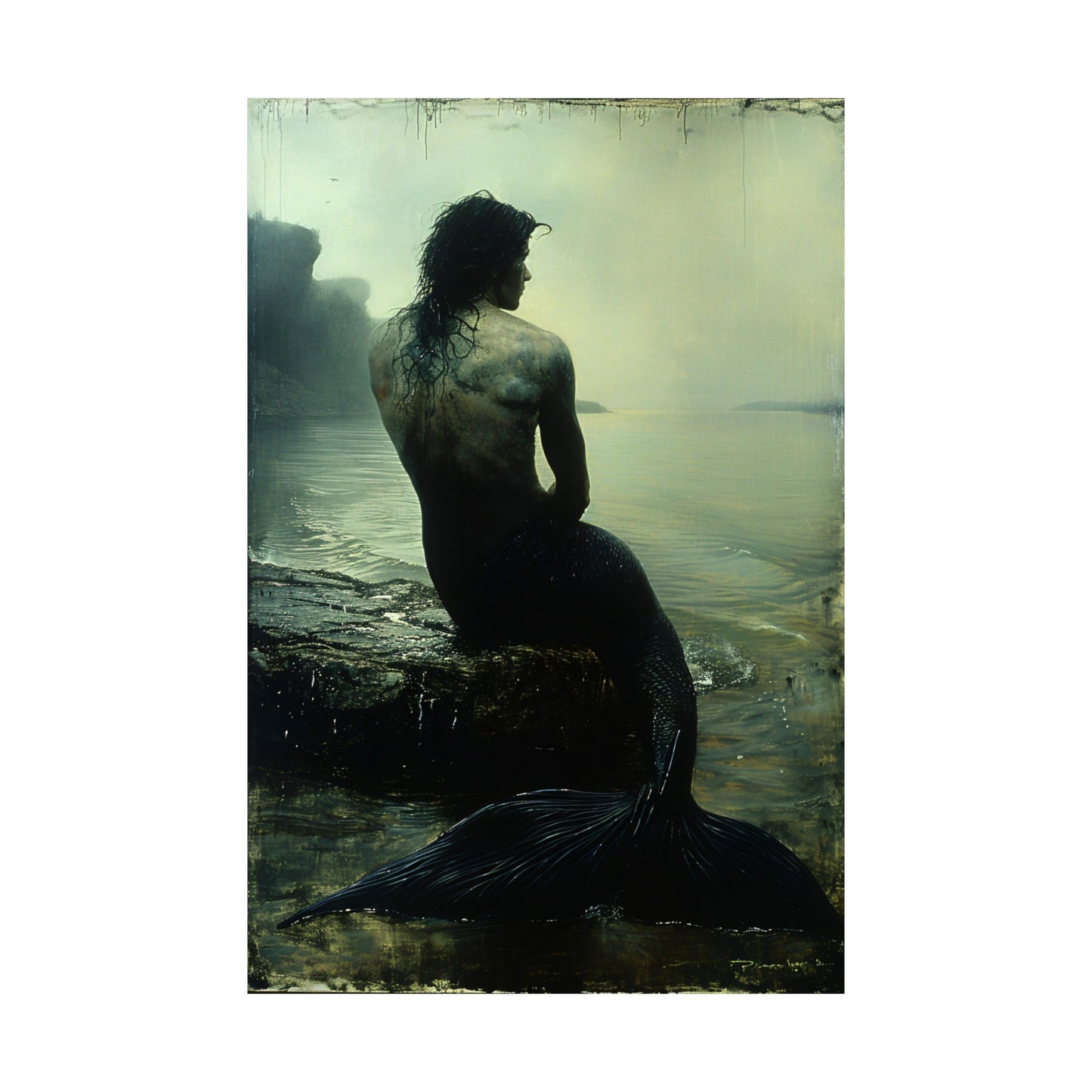 Merman Art Print