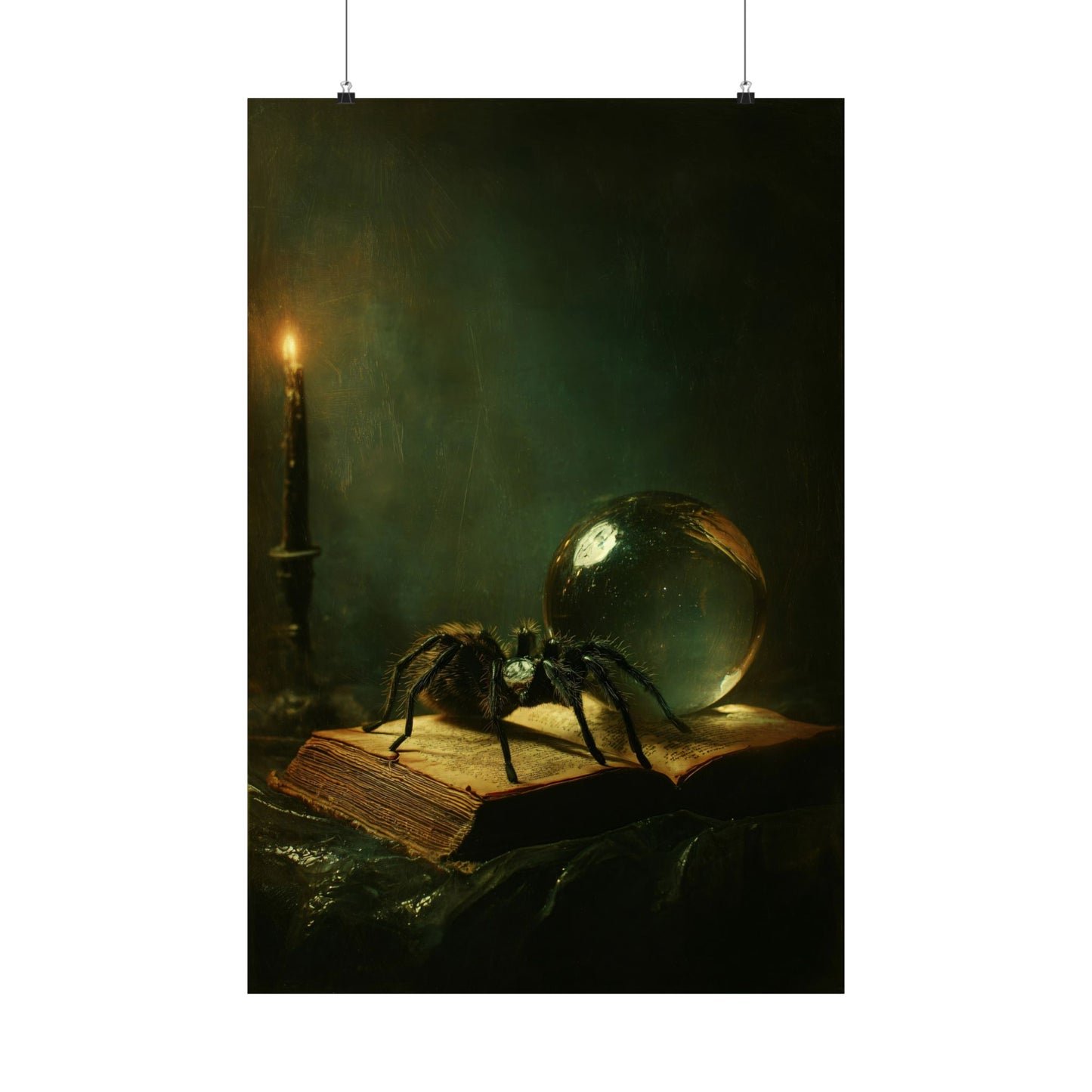 Spider Witch Familiar Art Print