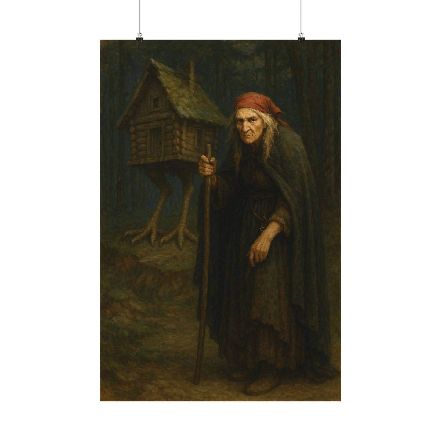 Baba Yaga Art Print - Arcanum Nocturne Series