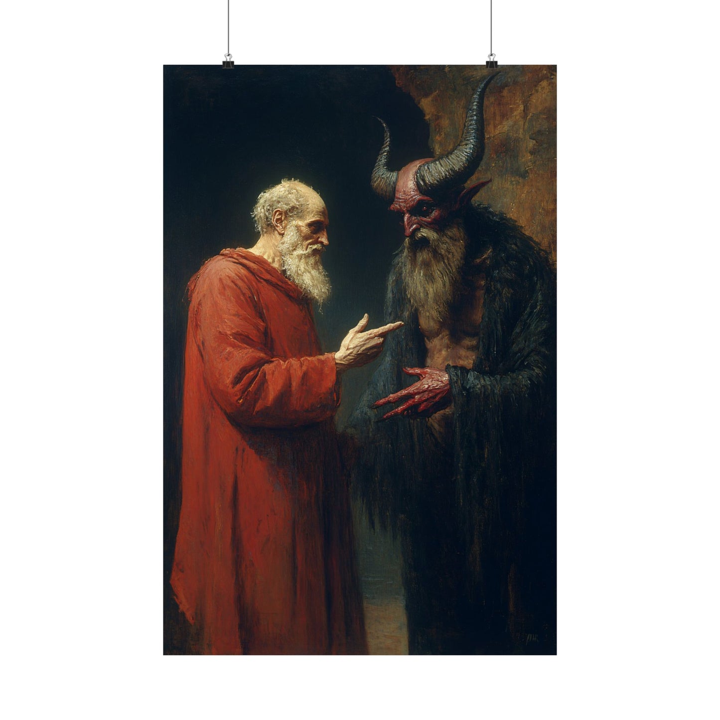Dr. Faust & Mephistopheles Art Print