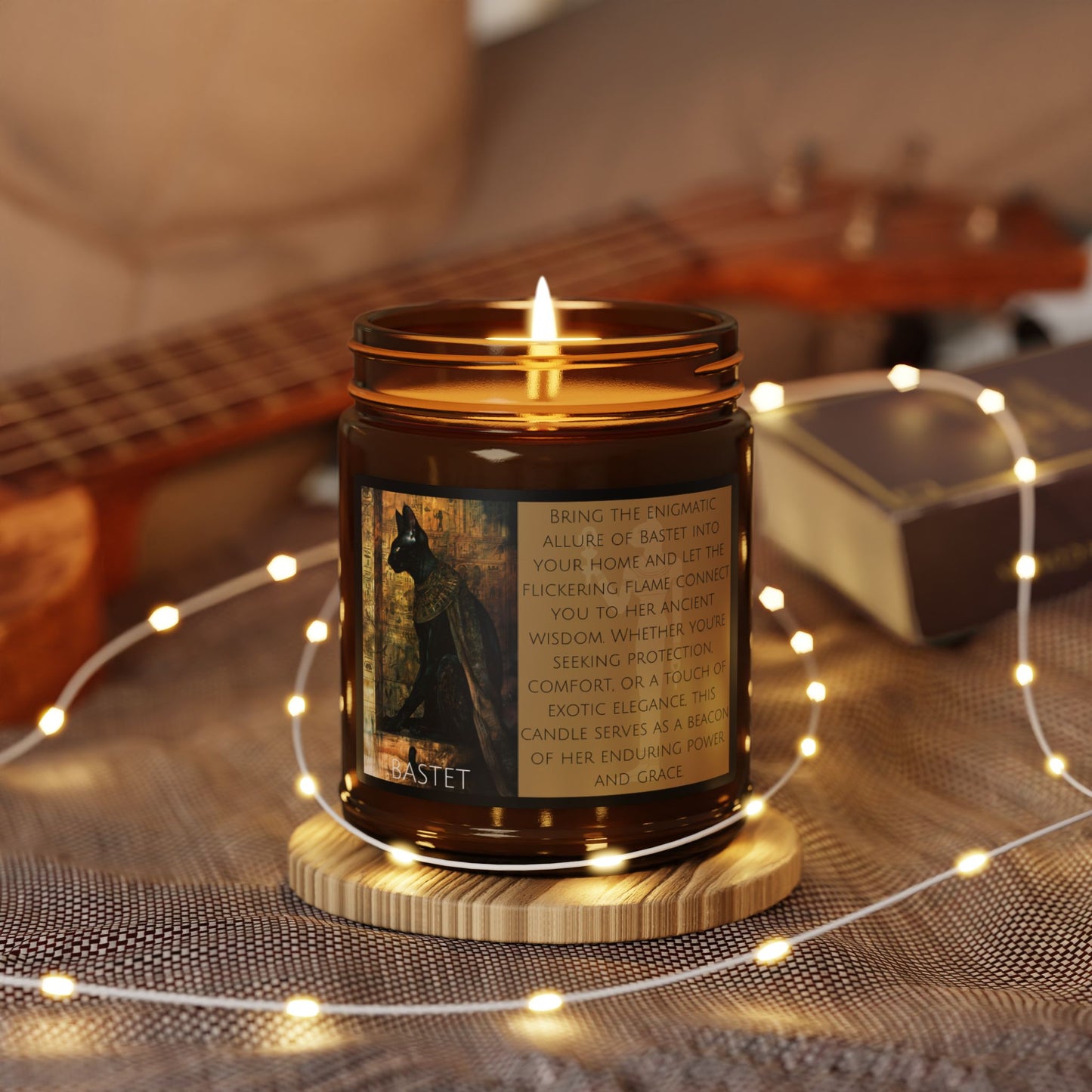 Bastet Egyptian Goddess Soy Candle