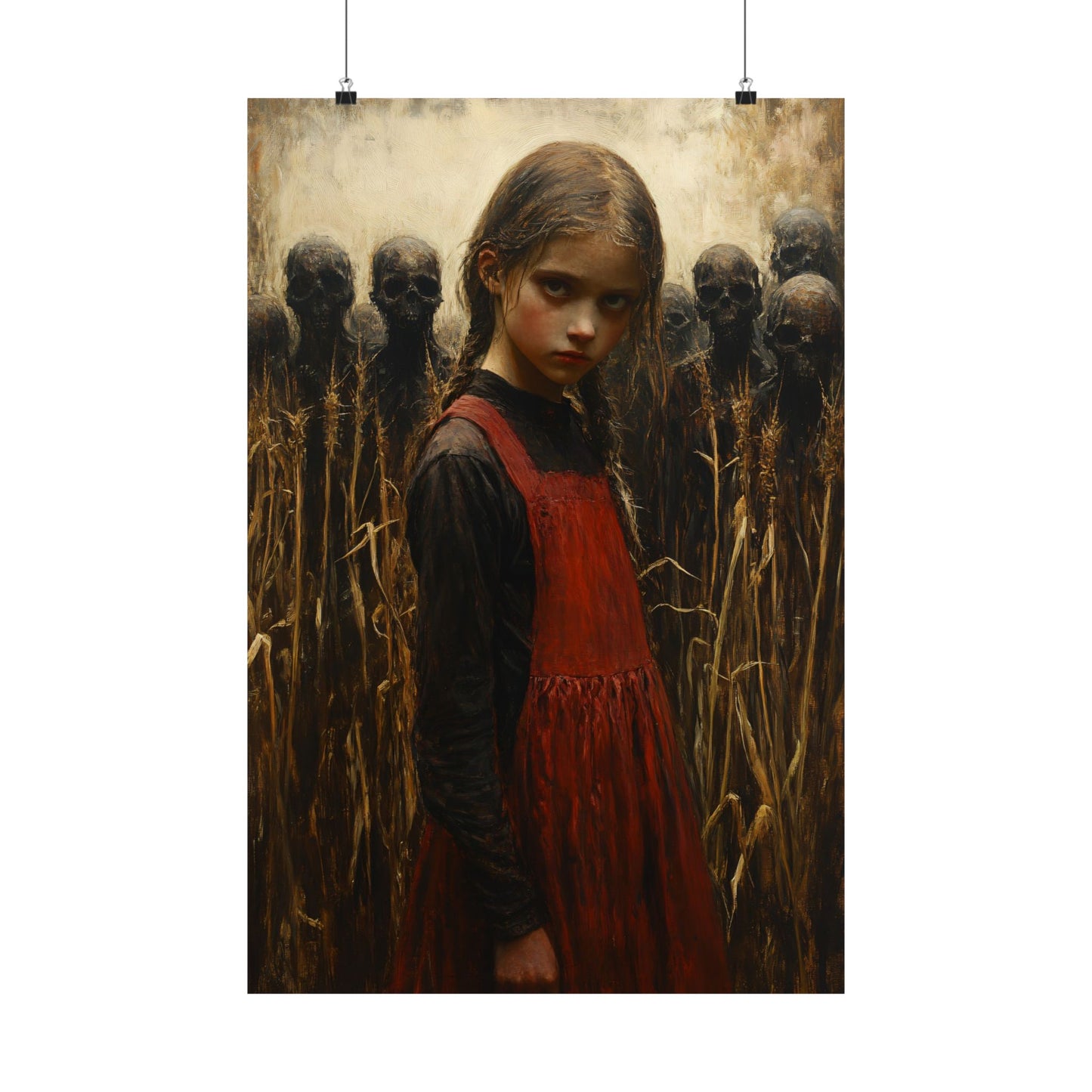 Harvest Child Halloween Art Print
