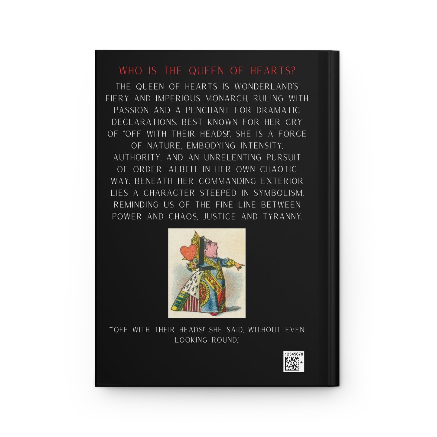 Queen of Hearts Hardcover Journal