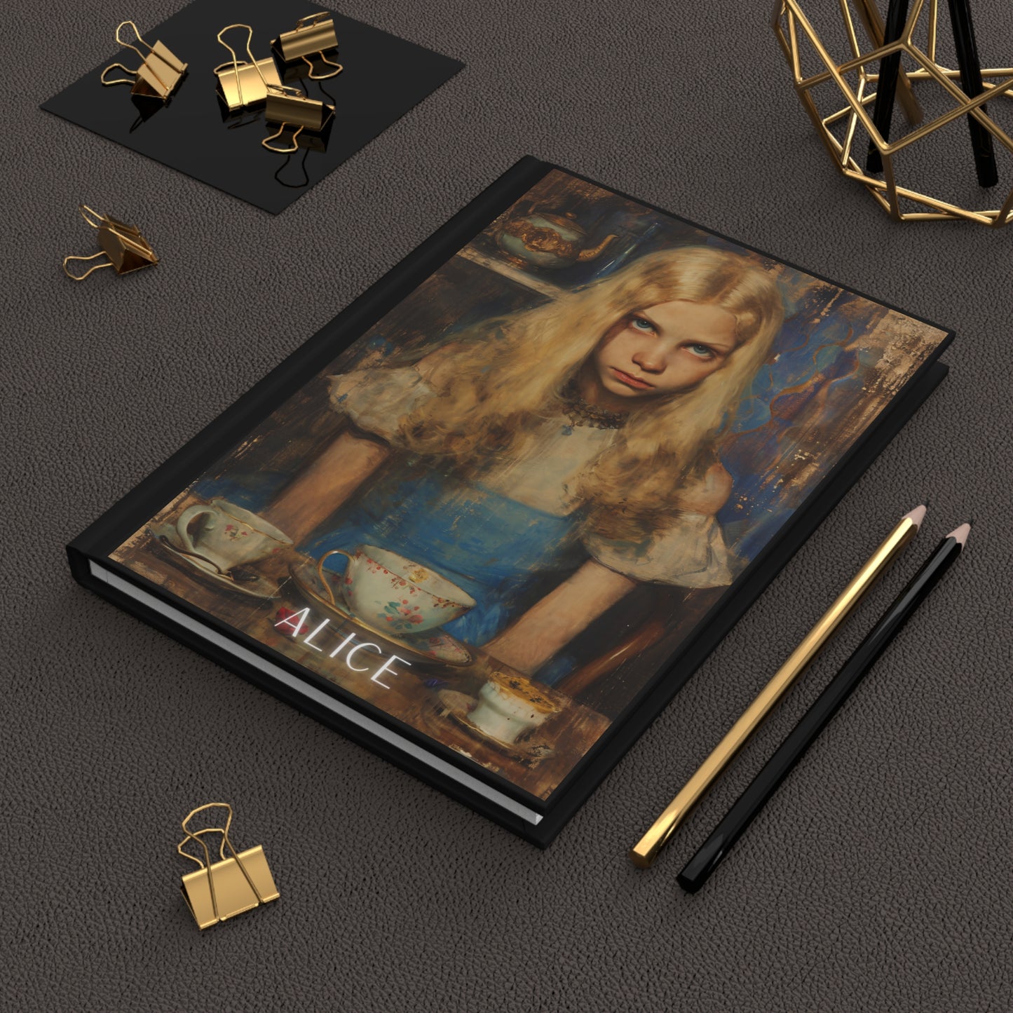 Alice in Wonderland Hardcover Journal