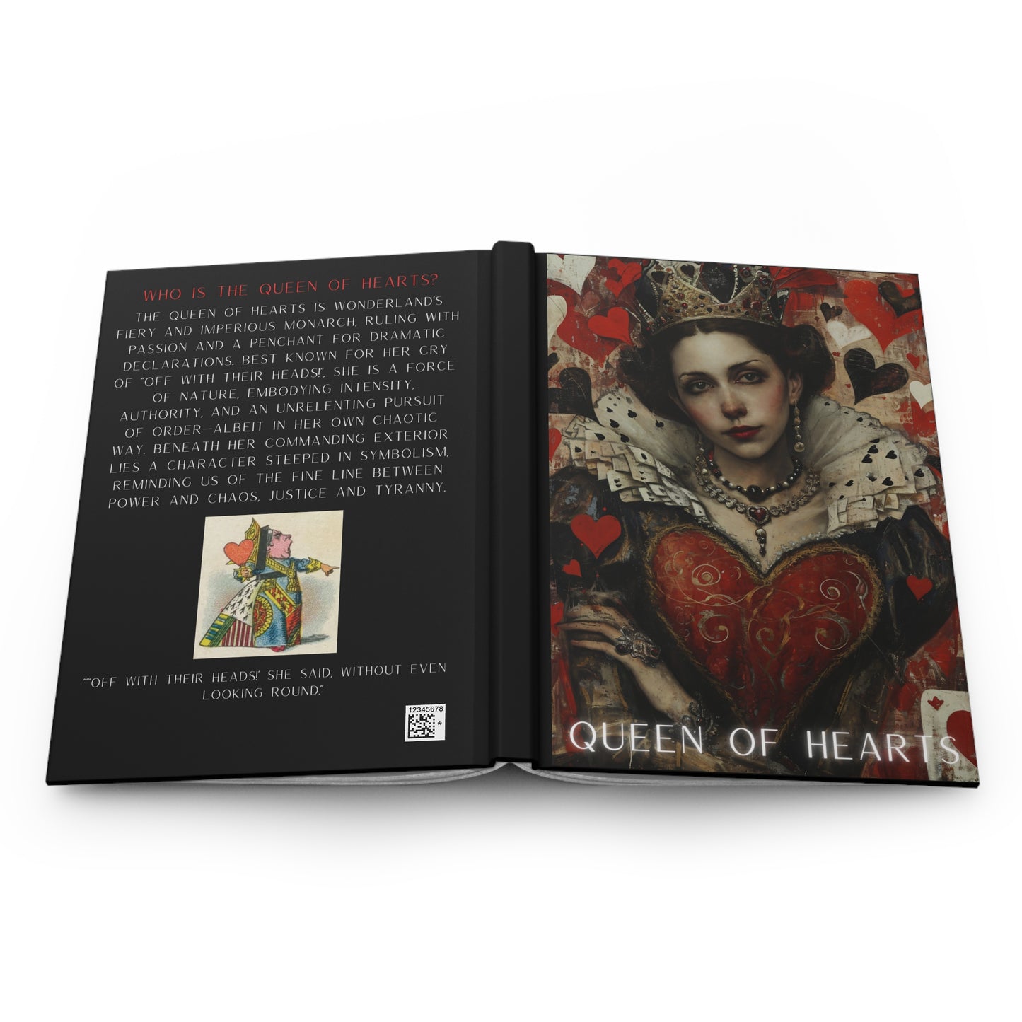 Queen of Hearts Hardcover Journal