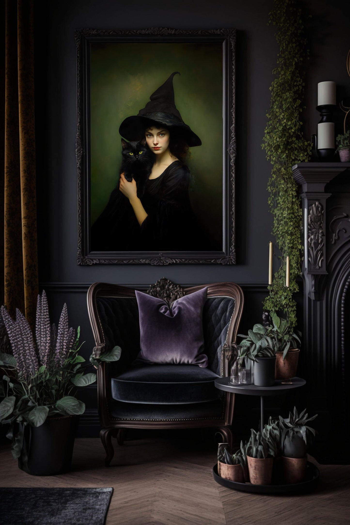 Halloween Witch Art Print