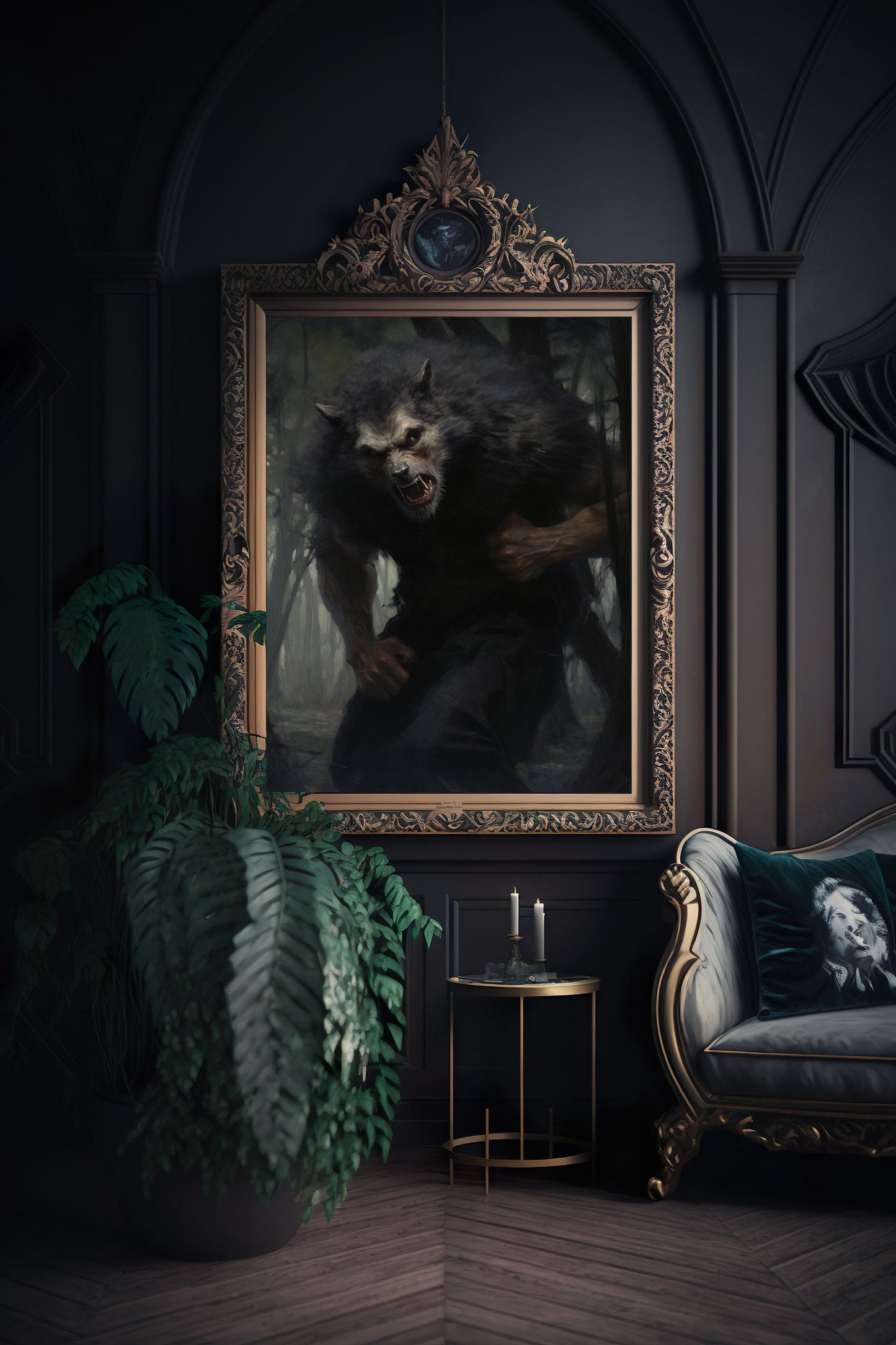 Lycan Werewolf Art Print