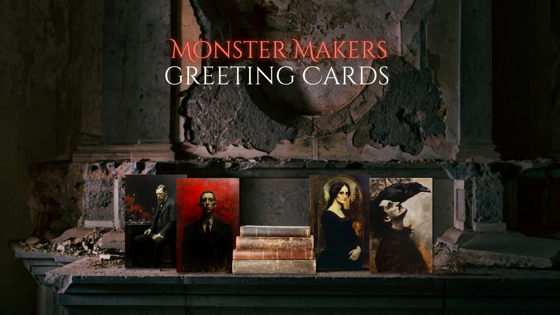 Horror Author Greeting Card