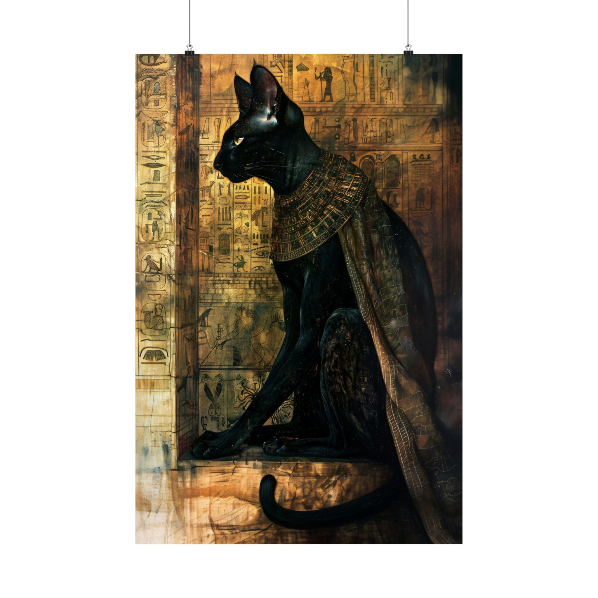 エジプト ビンテージポスター 猫 Bastet Cat by M. Azmy エジプト ビンテージポスター 猫 Bastet Cat by M. Azmy