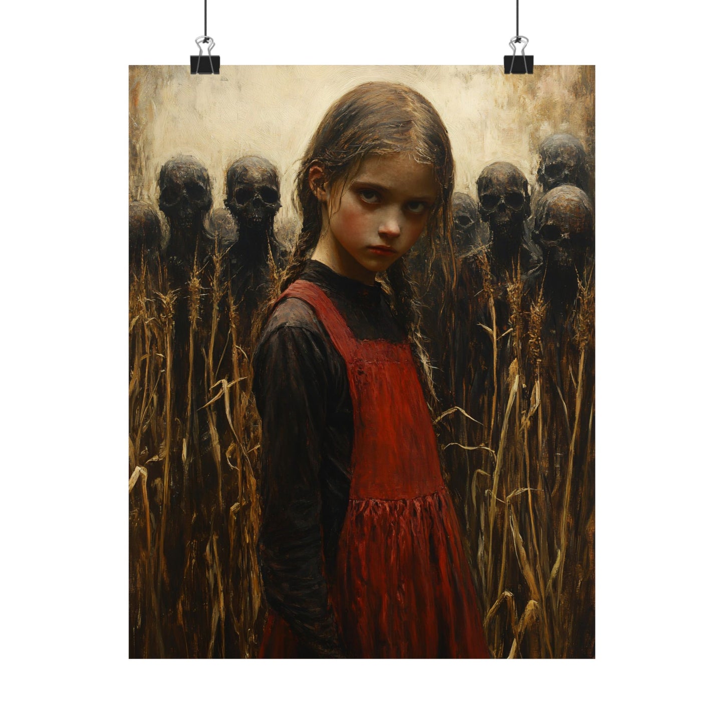 Harvest Child Halloween Art Print